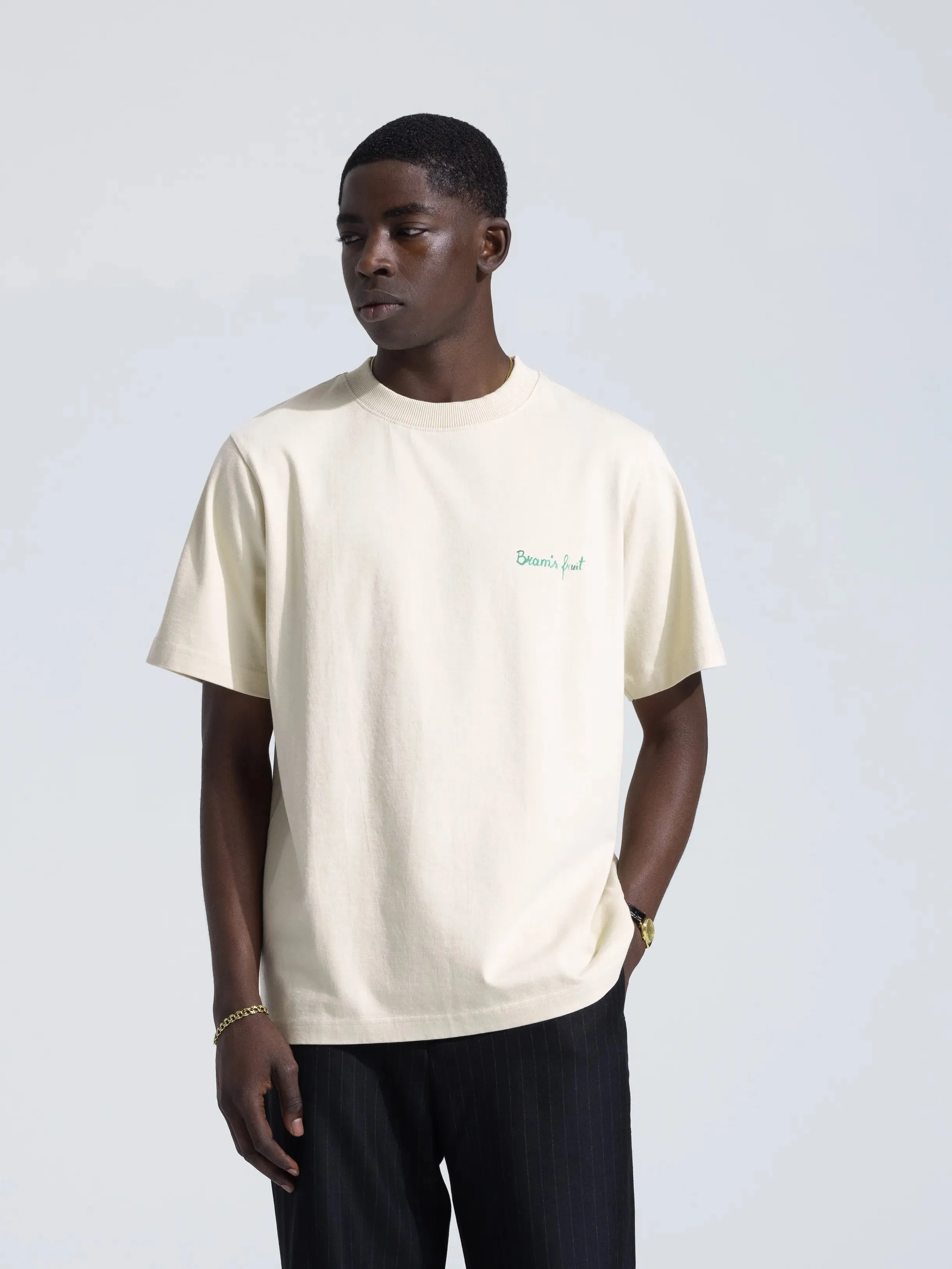 Snake Acrylic T-Shirt - Beige sold by Bram's Fruit product image thumbnail 2