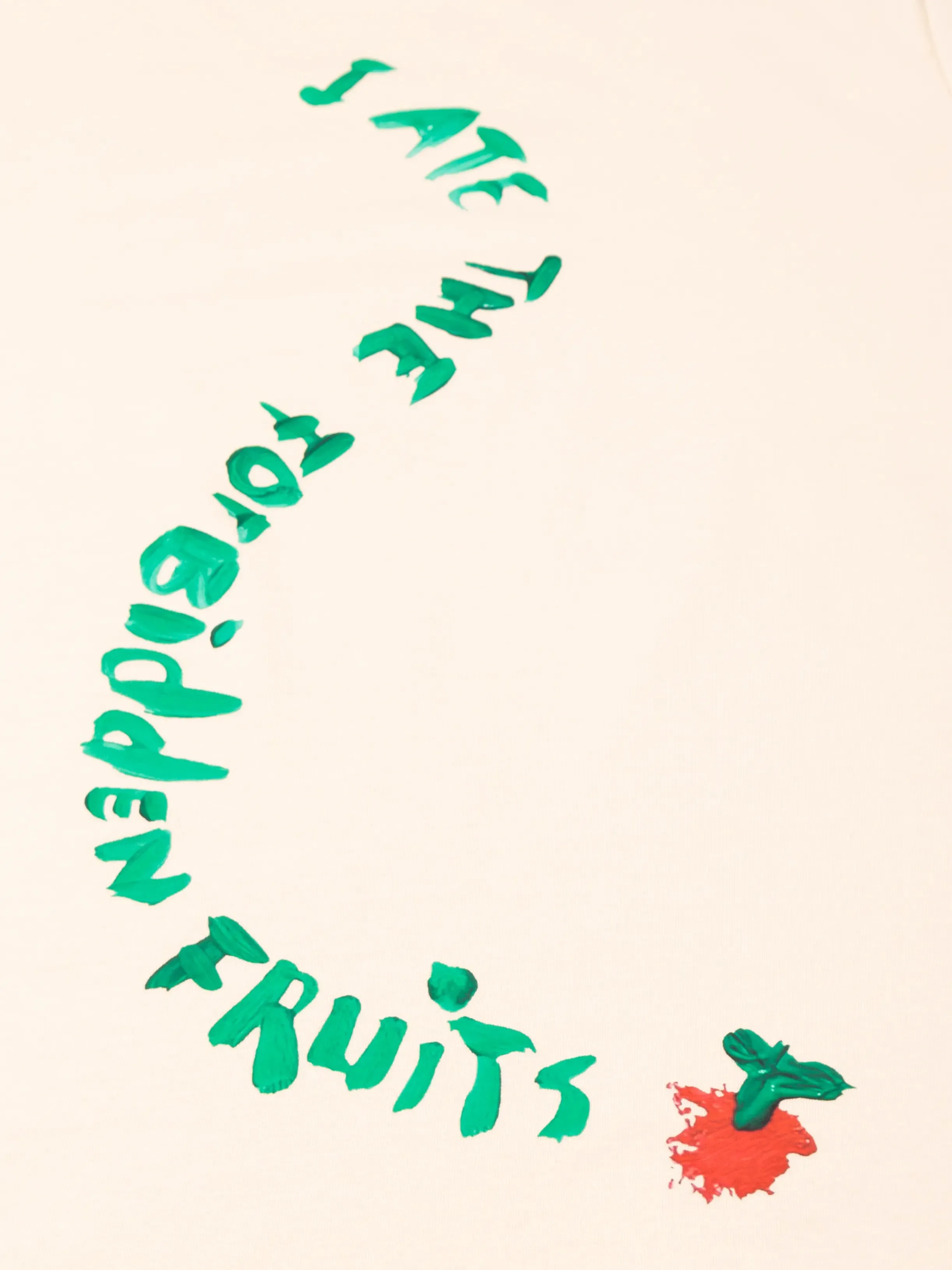 Snake Acrylic T-Shirt - Beige sold by Bram's Fruit product image thumbnail 4