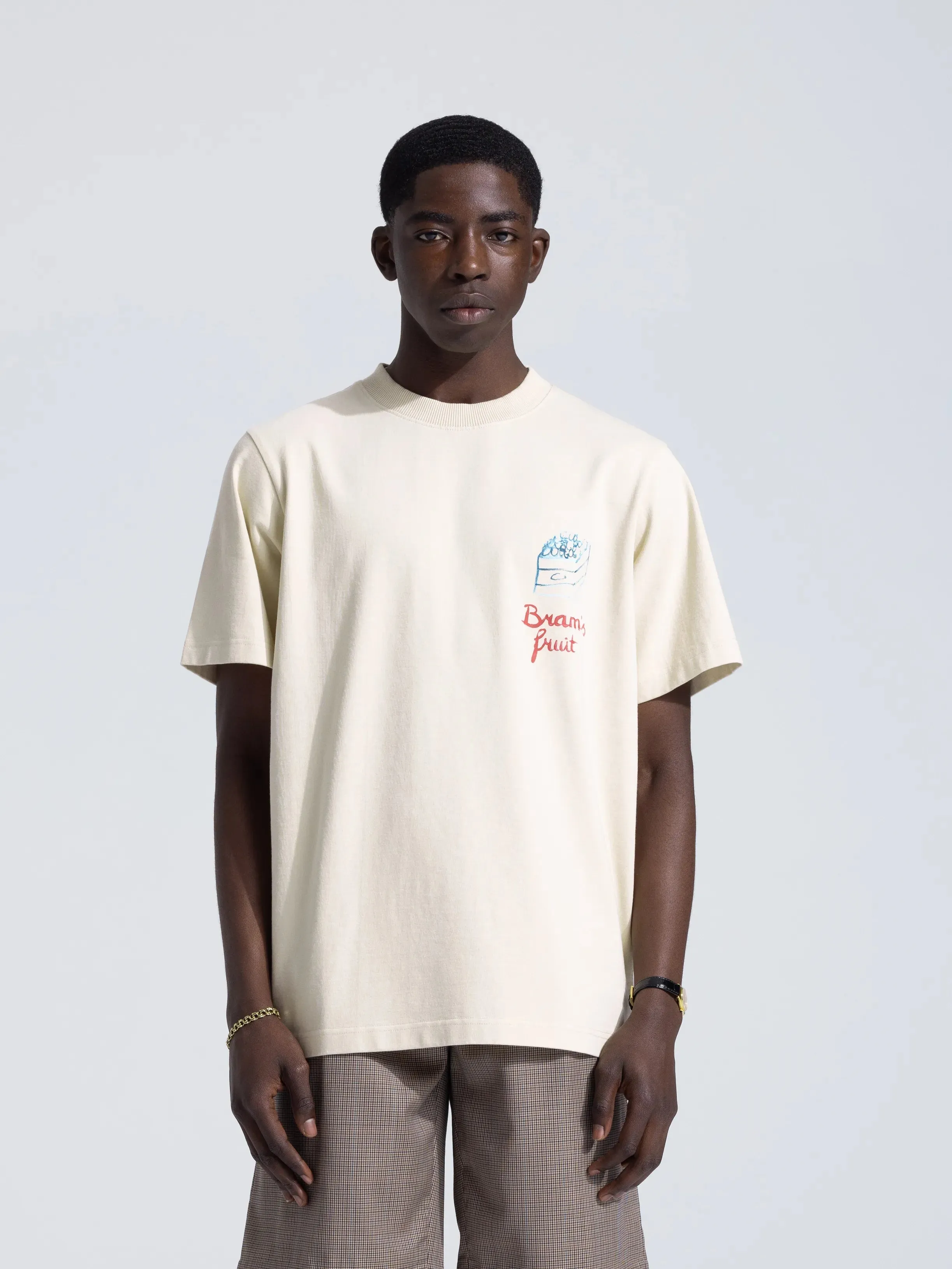 Crate Acrylic T-Shirt - Beige sold by Bram's Fruit product image thumbnail 2