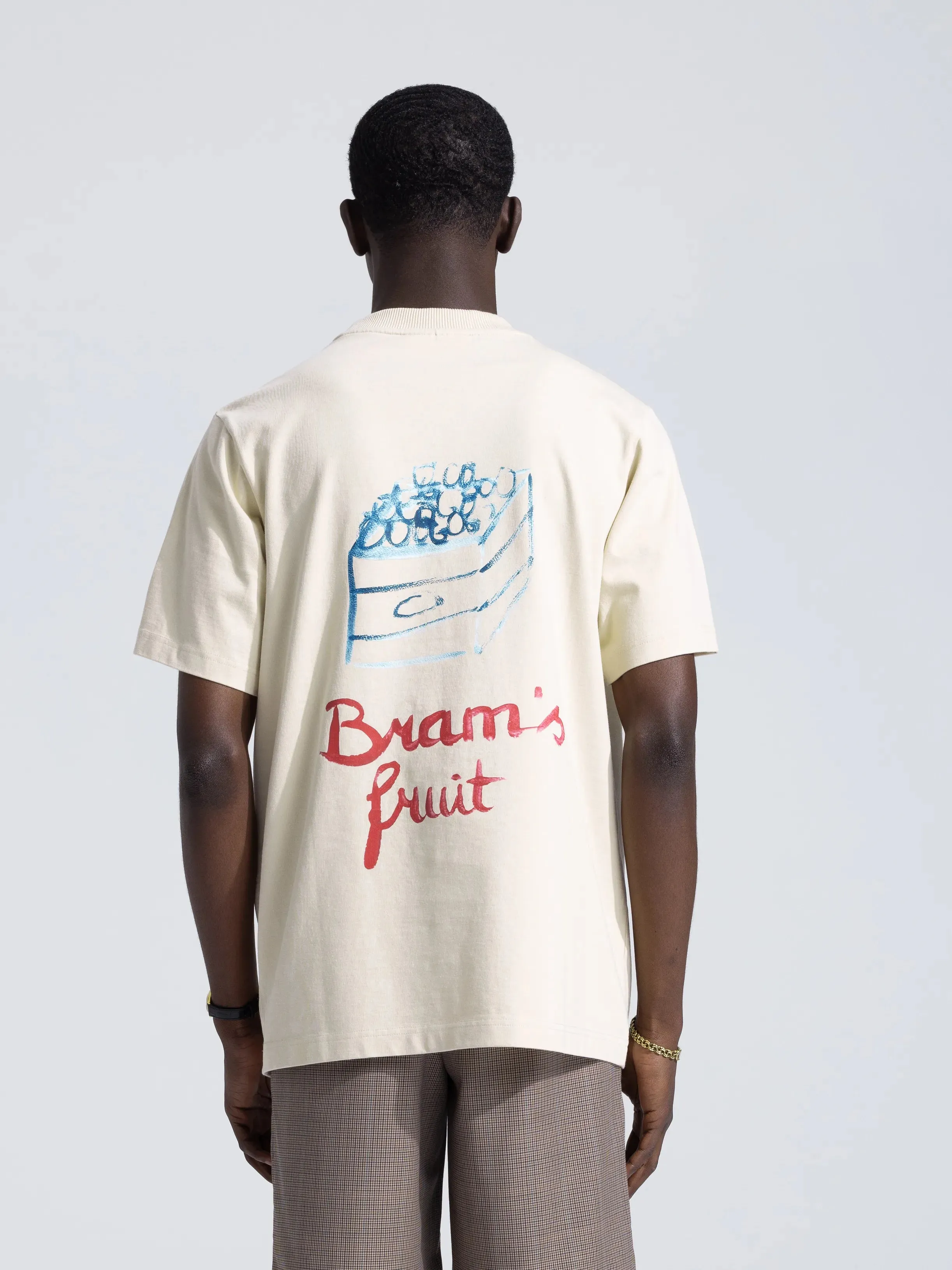 Crate Acrylic T-Shirt - Beige sold by Bram's Fruit