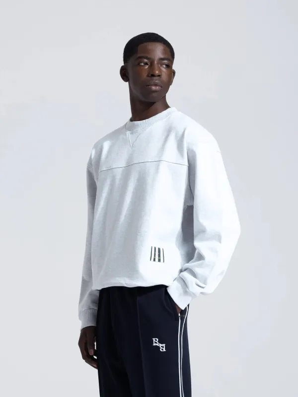 Atelier Crewneck - Grey Melange sold by Bram's Fruit