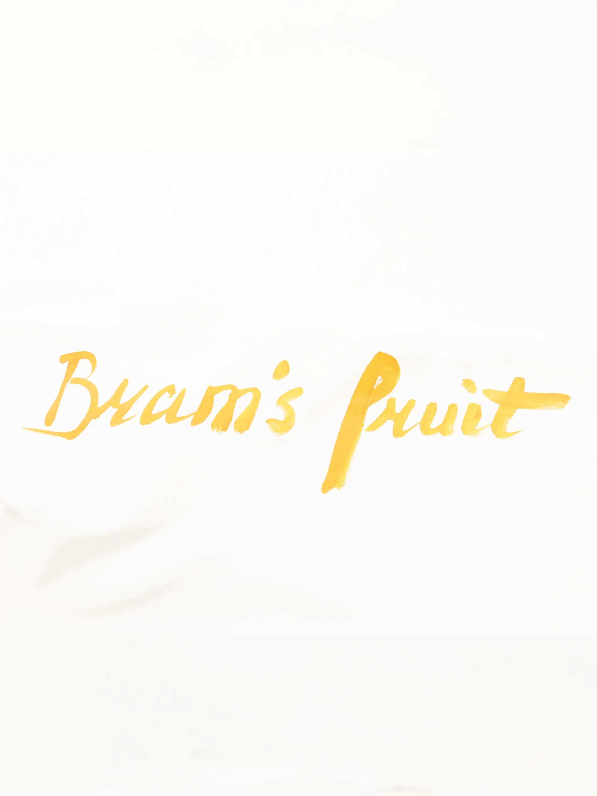 Mum's Script Logo T-Shirt - White sold by Bram's Fruit product image thumbnail 3