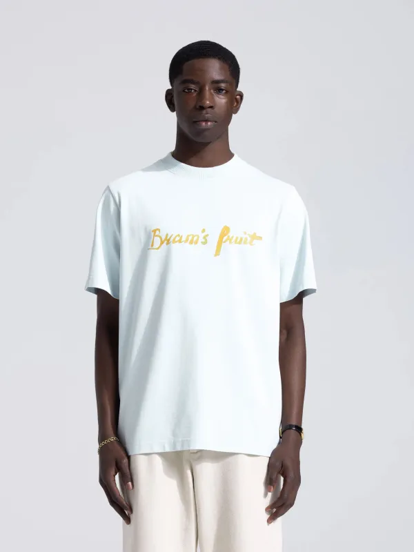 Mum's Script Logo T-Shirt - Light Blue sold by Bram's Fruit