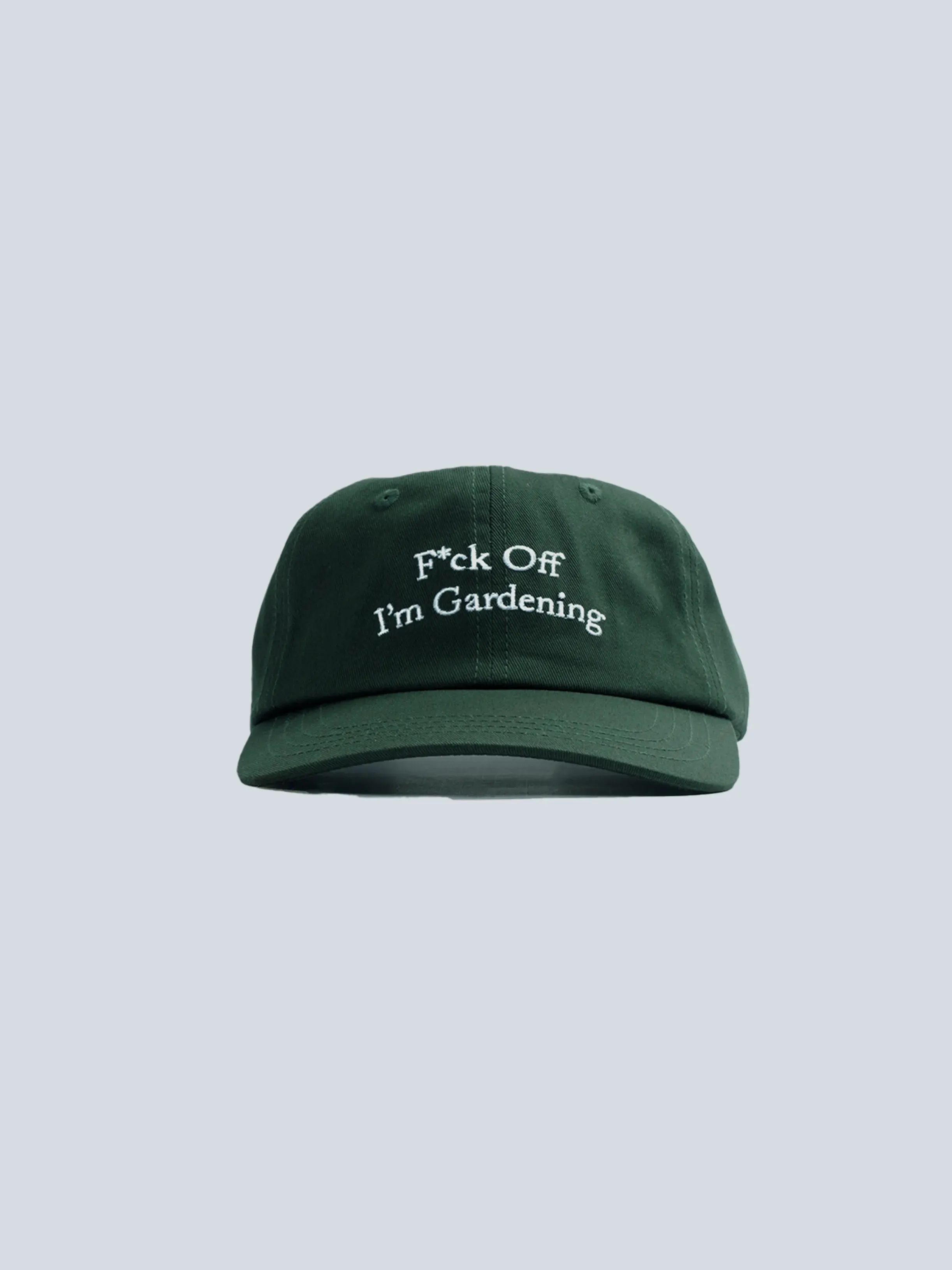 “F*ck Off I'm Gardening” Cap - Bottle Green sold by Bram's Fruit