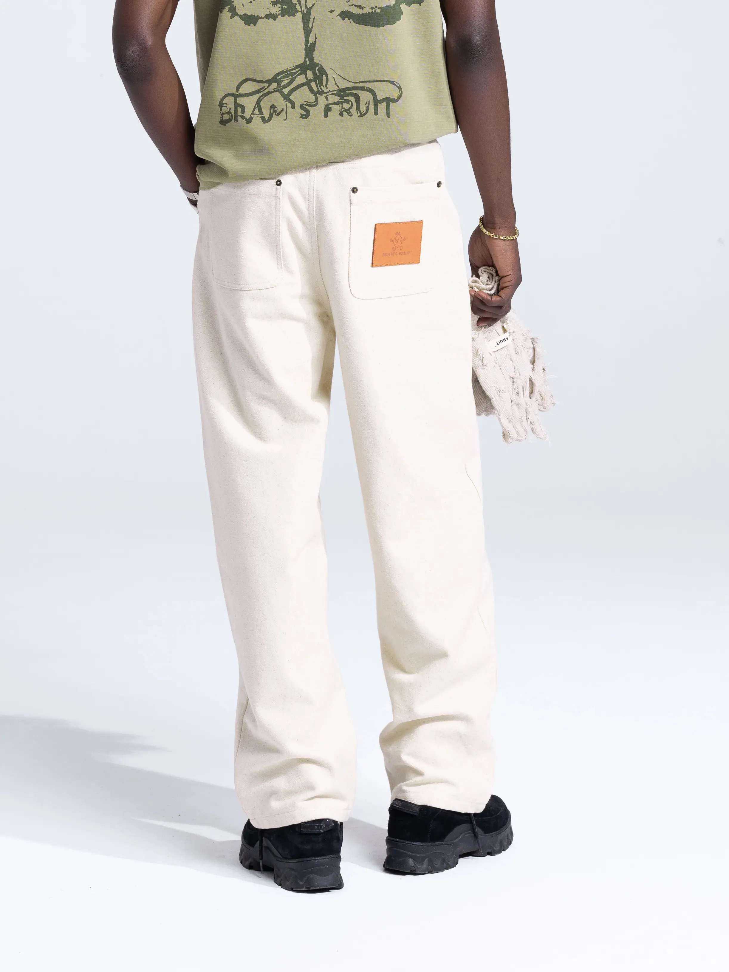 Carpenter trousers - Beige sold by Bram's Fruit product image thumbnail 2