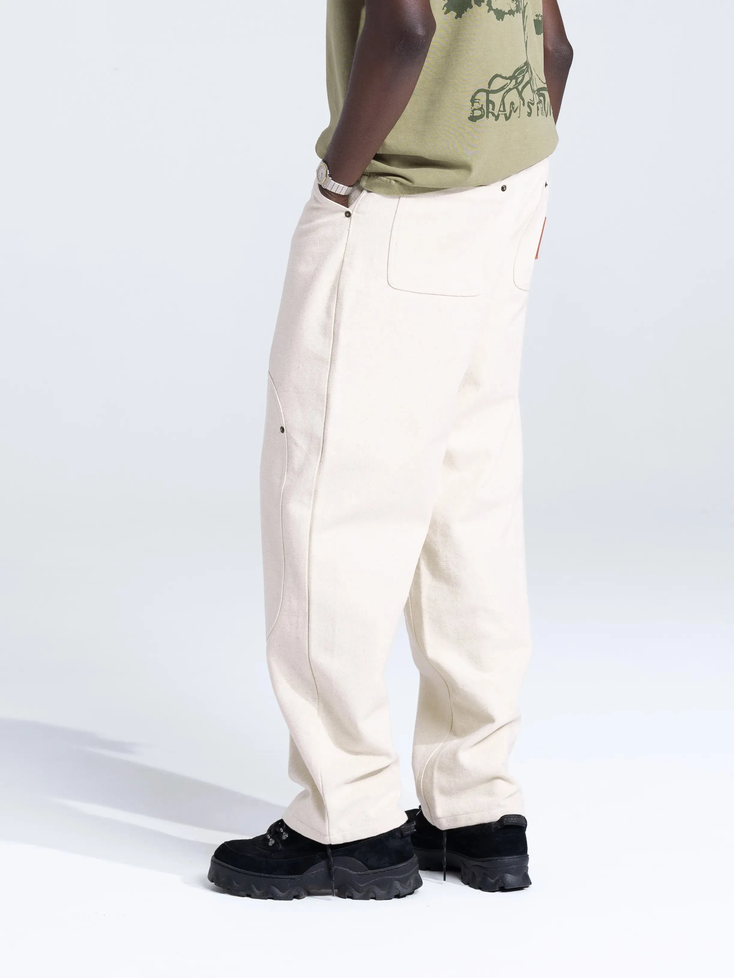 Carpenter trousers - Beige sold by Bram's Fruit product image thumbnail 3