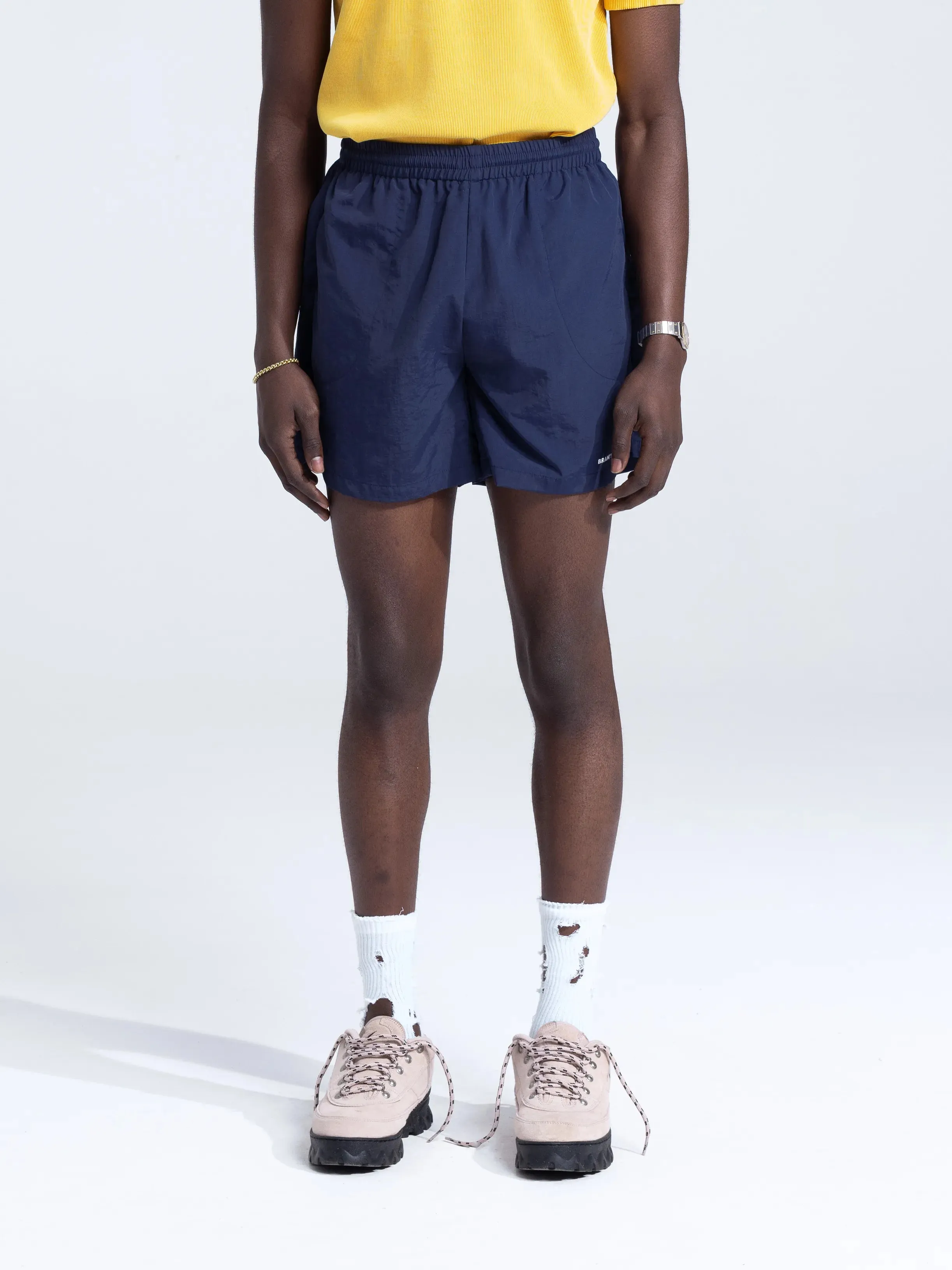 Logo Shorts - Navy sold by Bram's Fruit