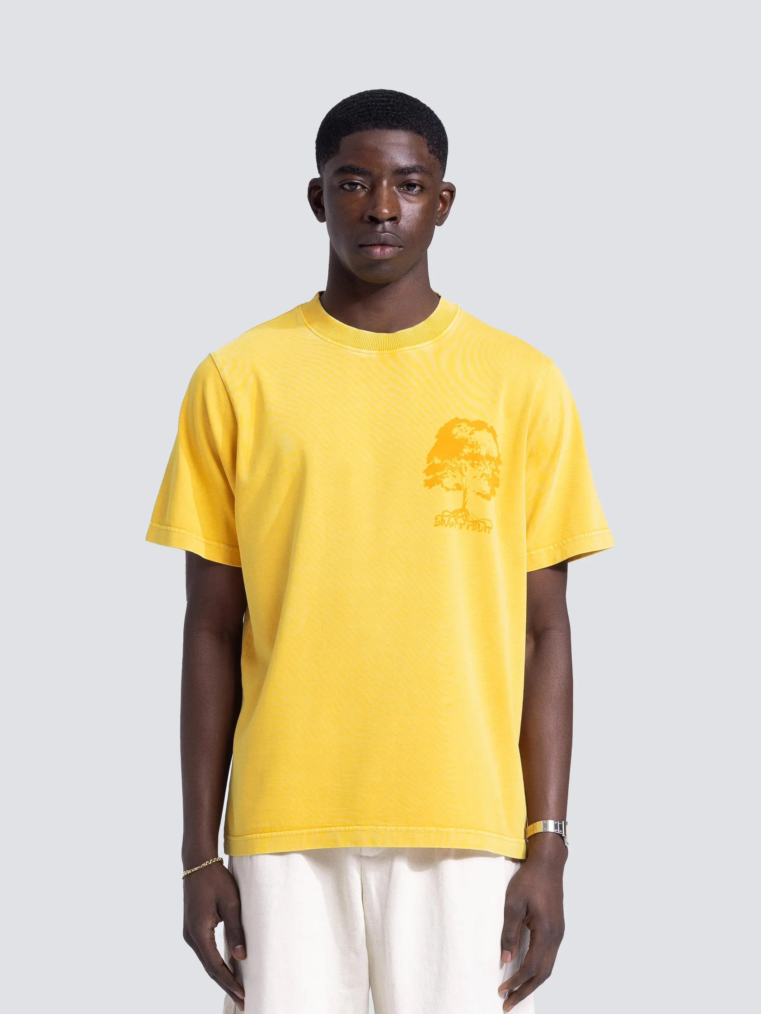 Roots T-Shirt - Washed Dried Orange sold by Bram's Fruit product image thumbnail 3