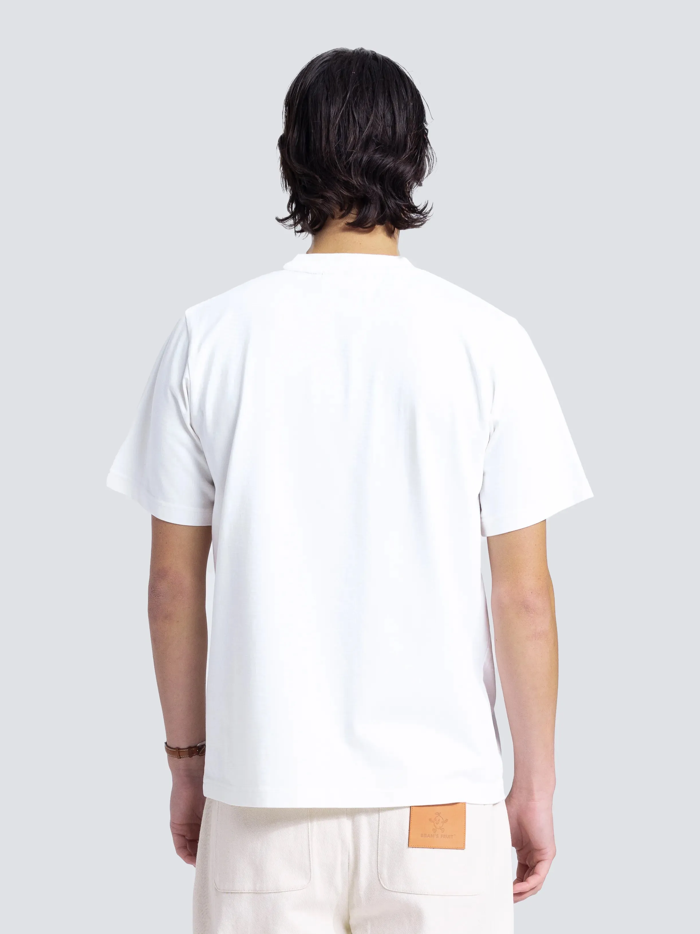 Garden Hose Chain Stitch T-Shirt - White sold by Bram's Fruit product image thumbnail 2