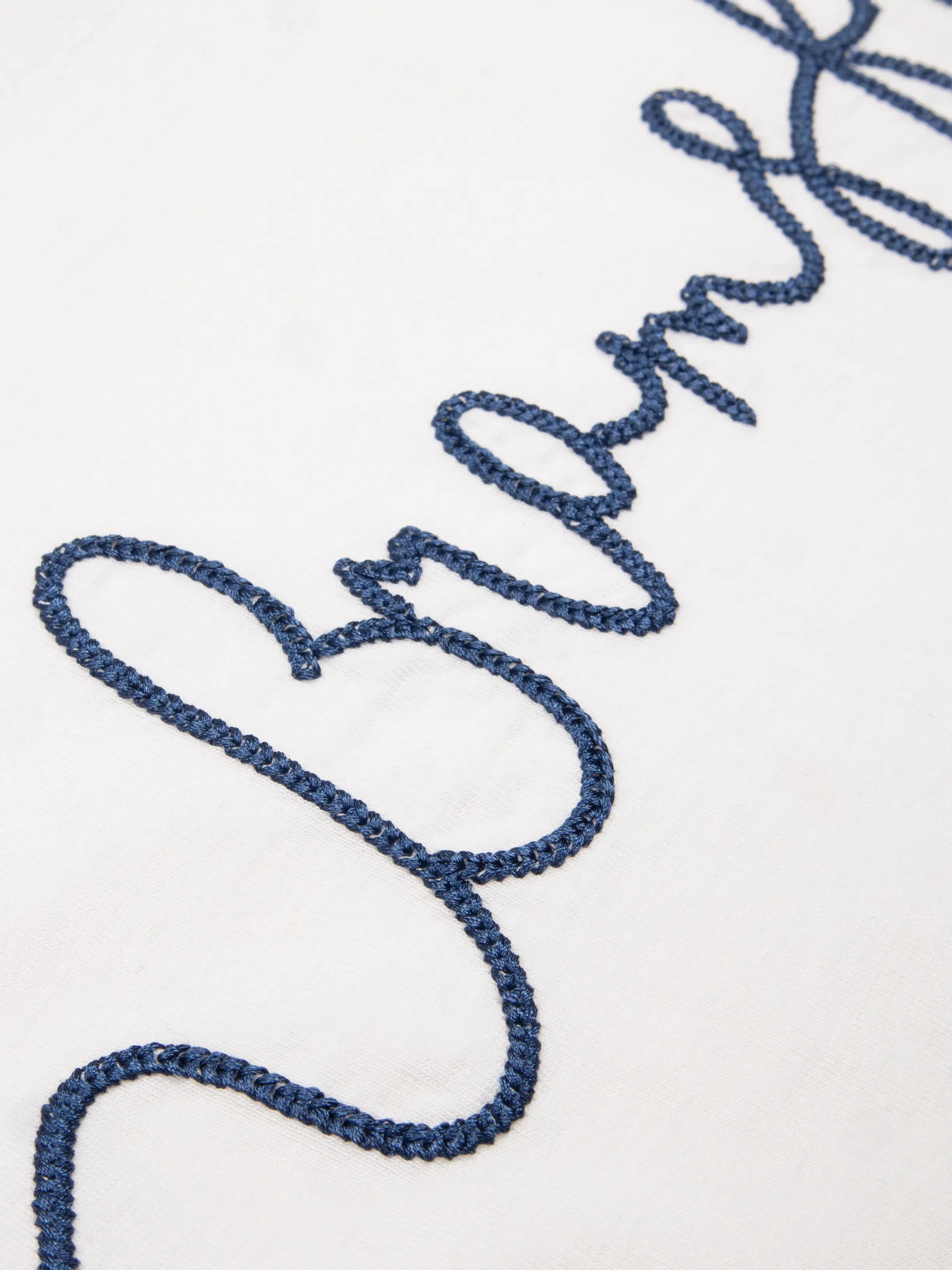 Garden Hose Chain Stitch T-Shirt - White sold by Bram's Fruit product image thumbnail 3