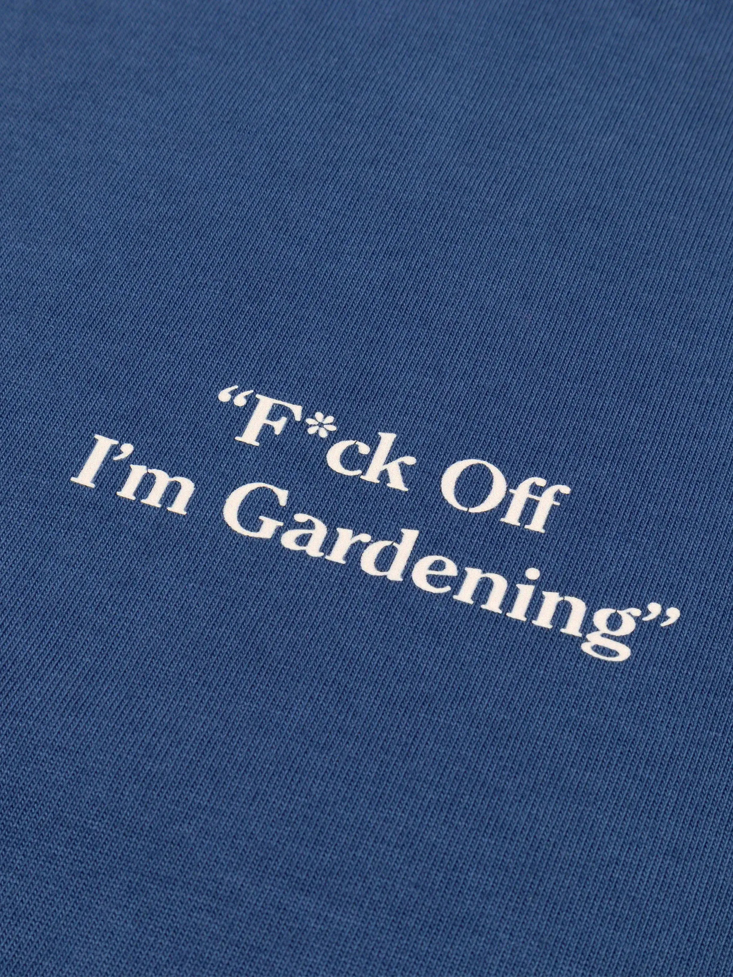 “F*ck Off I'm Gardening” Raglan T-Shirts - Blue sold by Bram's Fruit product image thumbnail 4