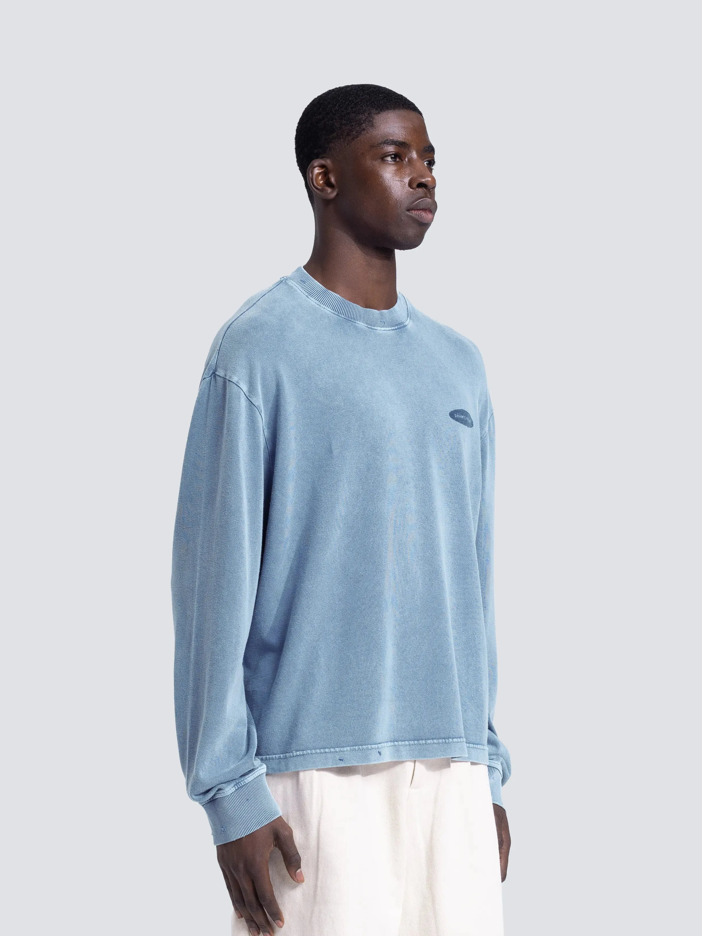 "F*ck Off I'm Gardening” Longsleeve Distressed - Washed Blue sold by Bram's Fruit product image thumbnail 2