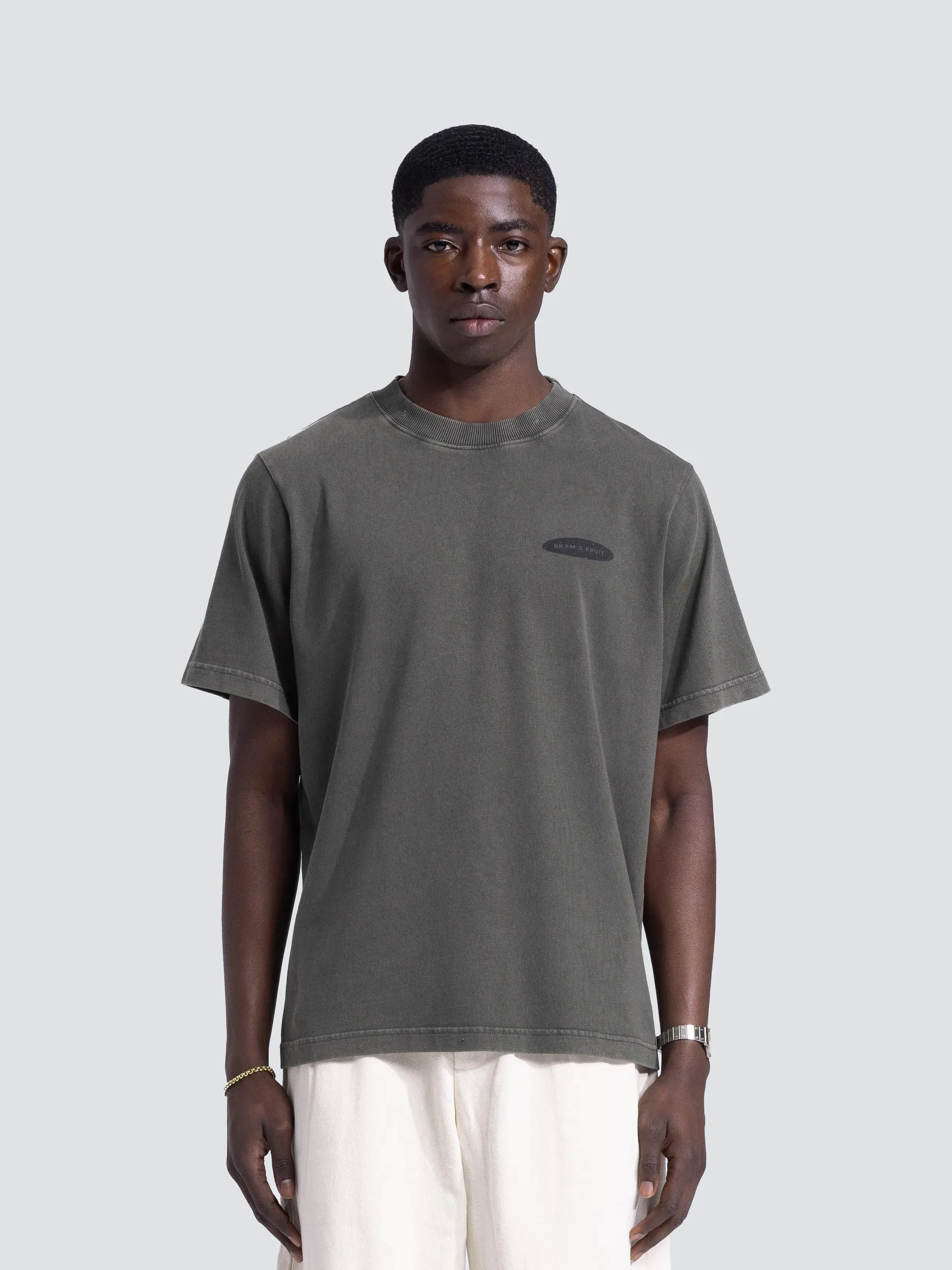 “F*ck Off I'm Gardening” T-Shirt Distressed - Washed Charcoal sold by Bram's Fruit product image thumbnail 3