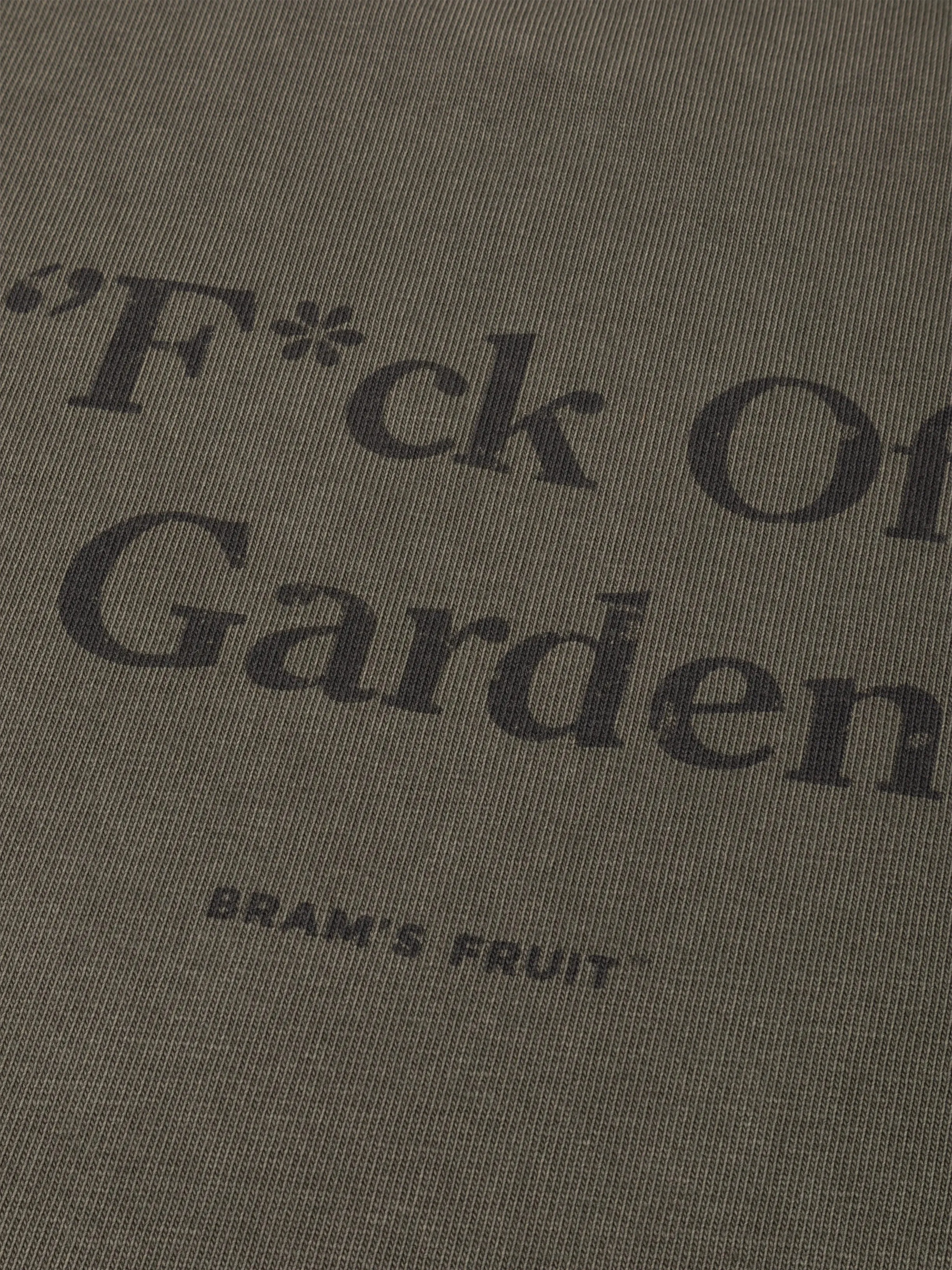 “F*ck Off I'm Gardening” T-Shirt Distressed - Washed Charcoal sold by Bram's Fruit product image thumbnail 4