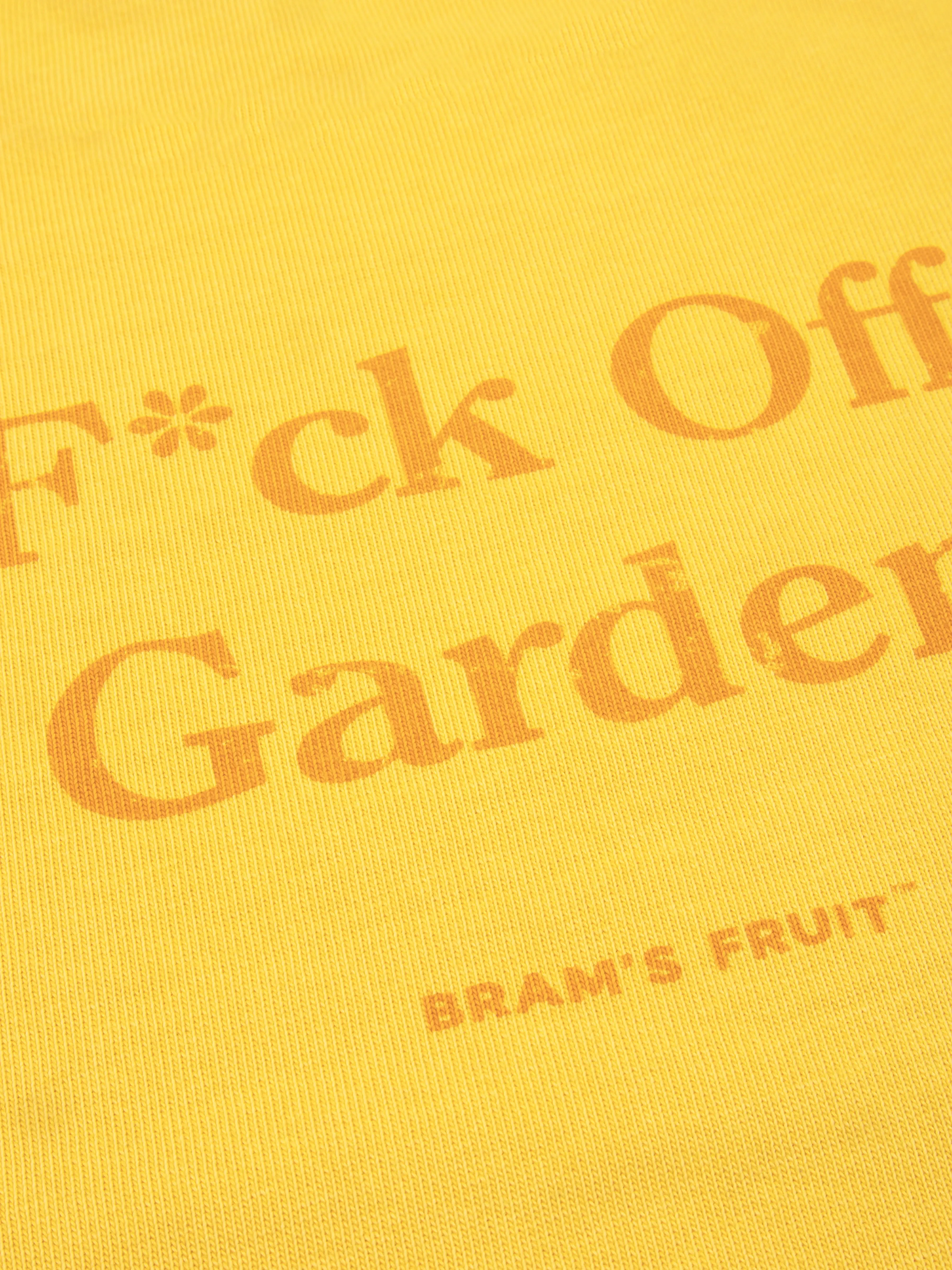 “F*ck Off I'm Gardening” T-Shirt Distressed - Washed Dried Orange sold by Bram's Fruit product image thumbnail 4