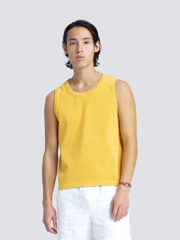 Heavy Rib Tanktop Distressed - Washed Dried Orange made by Bram's Fruit