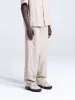 Linen Repair Trousers - Natural Linen sold by Bram's Fruit