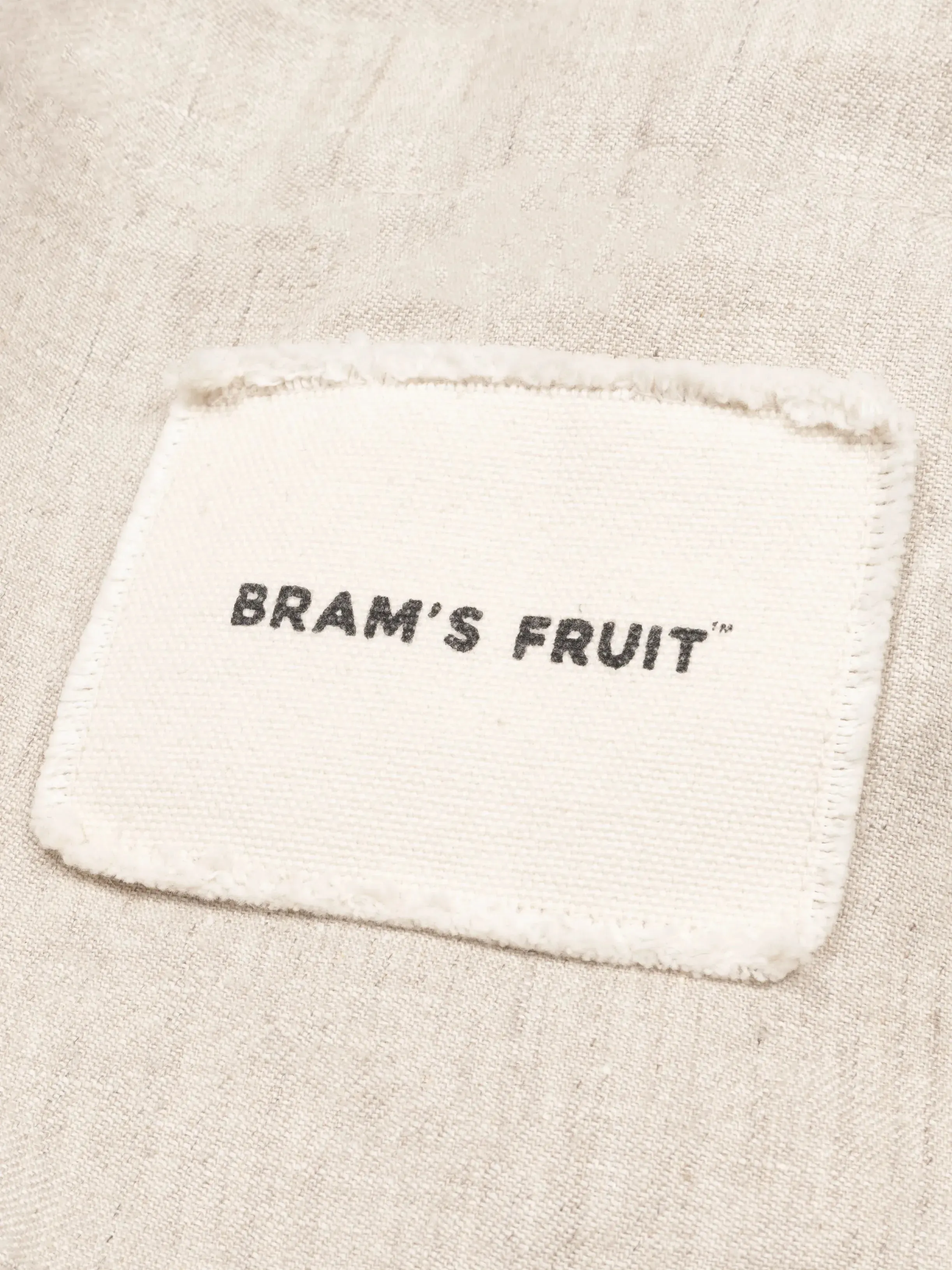 Linen Repair Trousers - Natural Linen sold by Bram's Fruit product image thumbnail 4