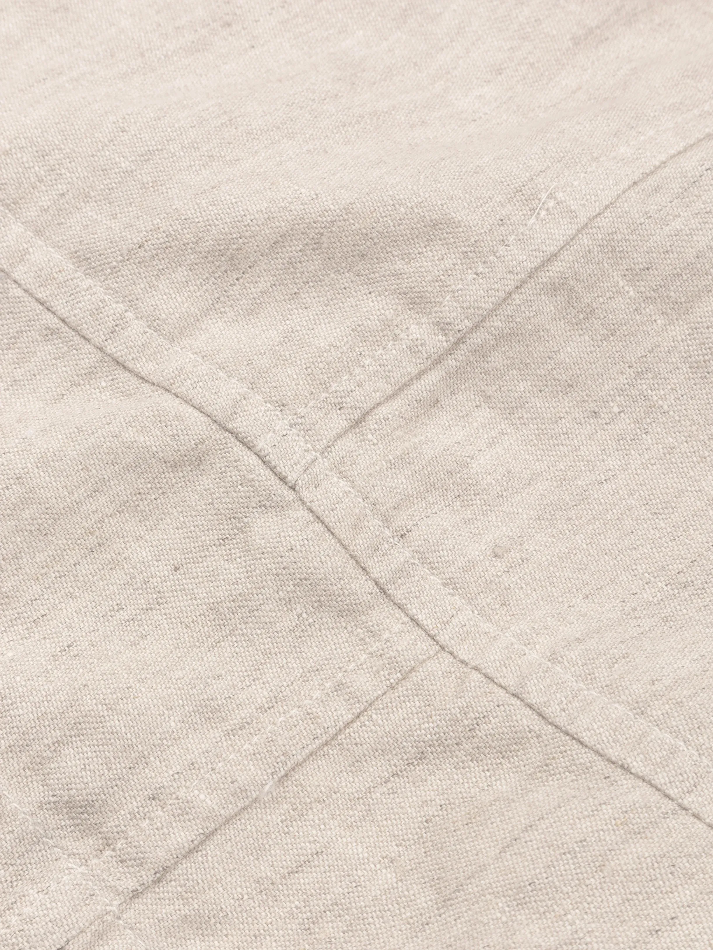 Linen Repair Shorts - Natural Linen sold by Bram's Fruit product image thumbnail 4