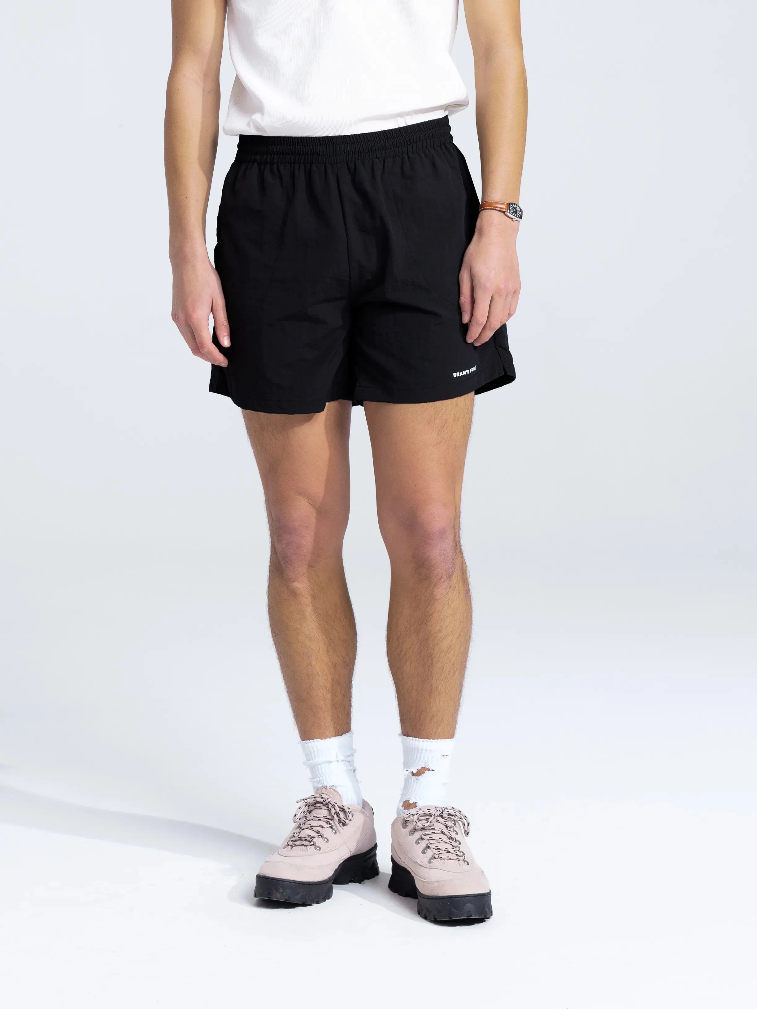 Logo Shorts - Black sold by Bram's Fruit