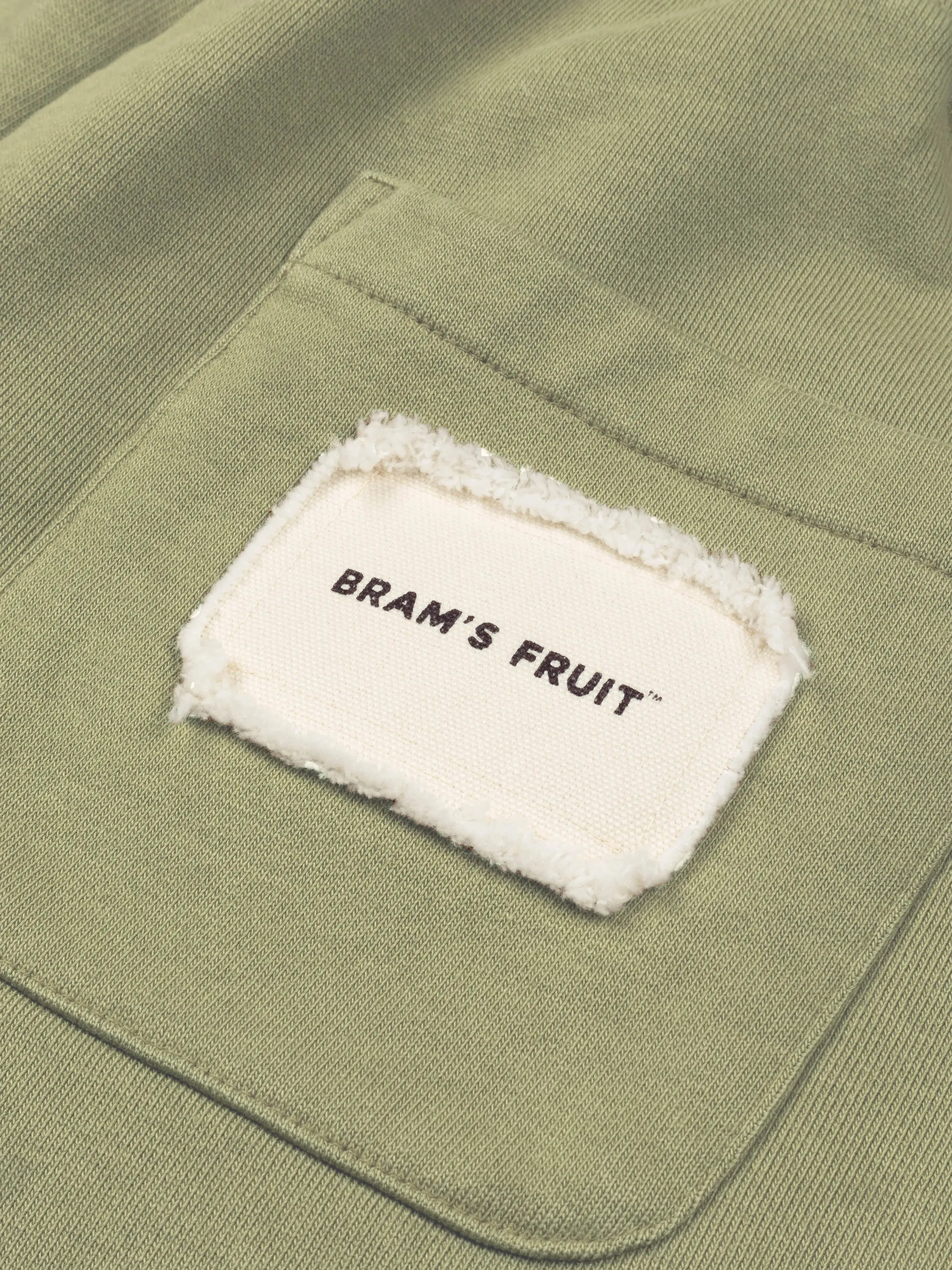 Cut & Sew Sweat Shorts - Washed Olive Green sold by Bram's Fruit product image thumbnail 4