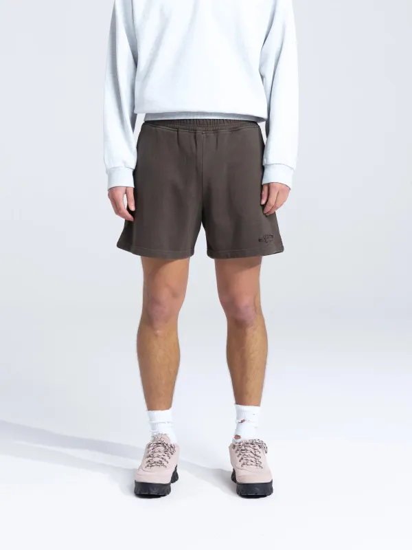 Cut & Sew Sweat Shorts - Washed Charcoal sold by Bram's Fruit