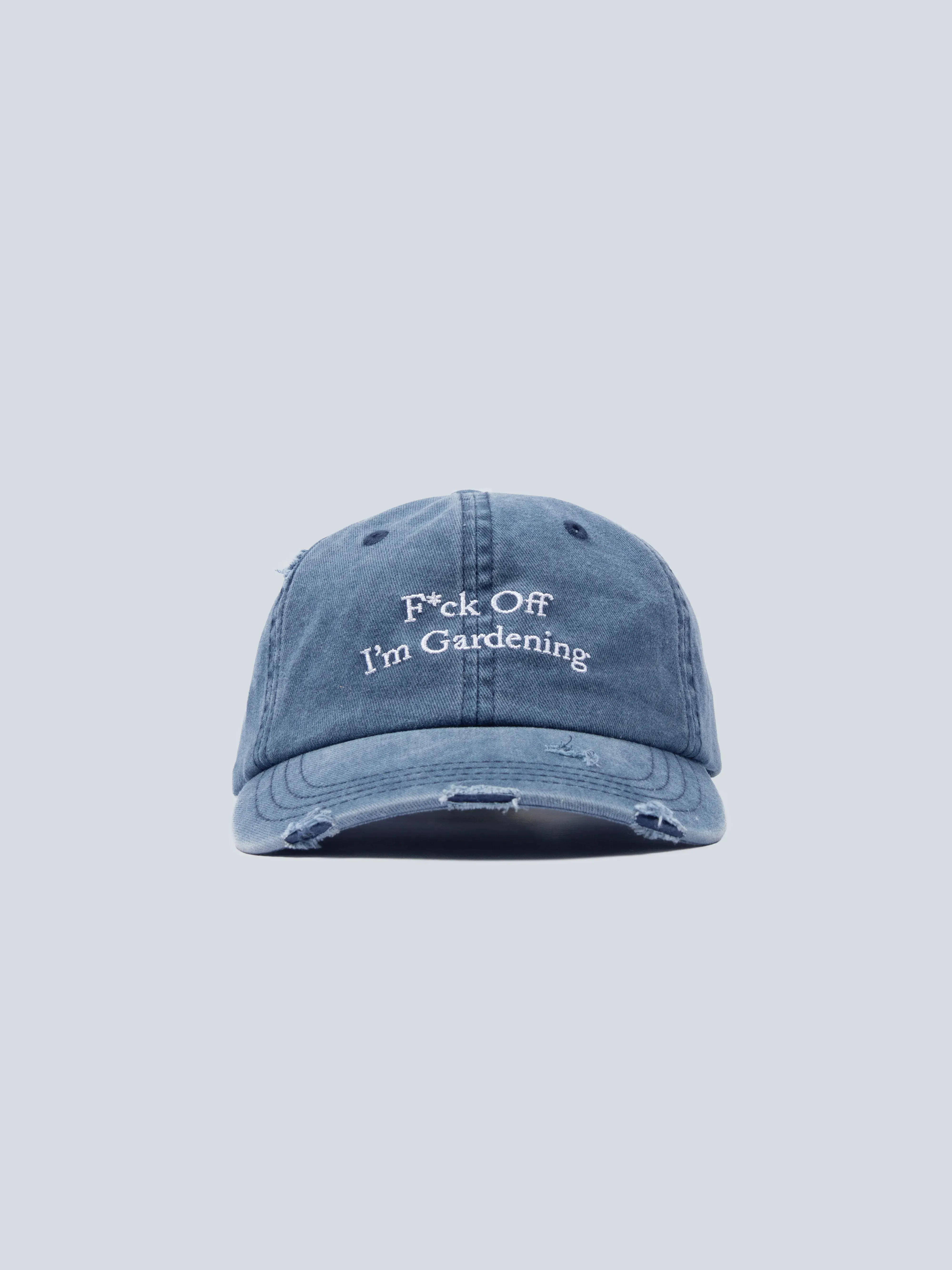 F*ck Off I'm Gardening Cap Distressed - Washed Navy sold by Bram's Fruit