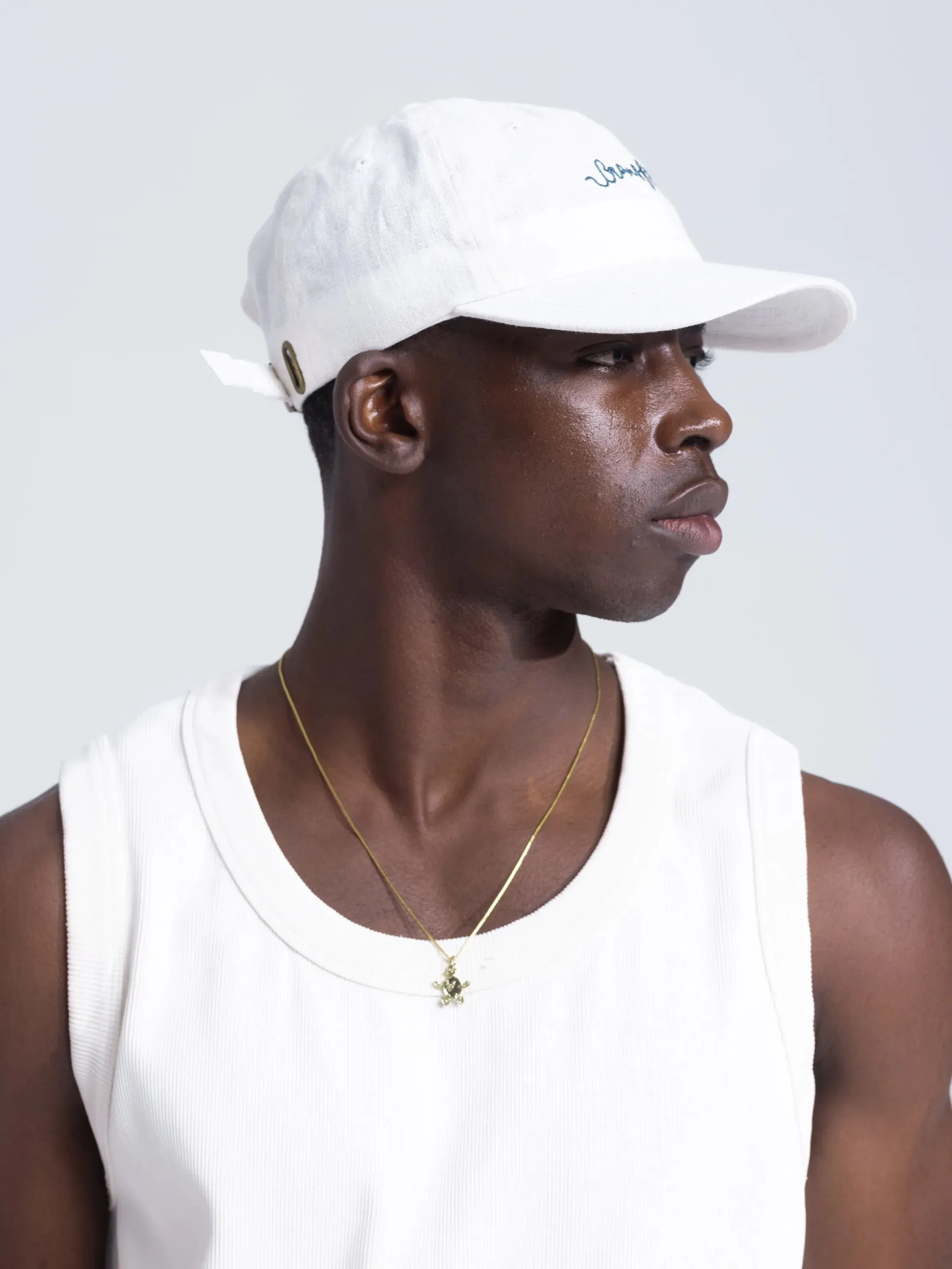 Linen Hose Cap - White sold by Bram's Fruit product image thumbnail 5