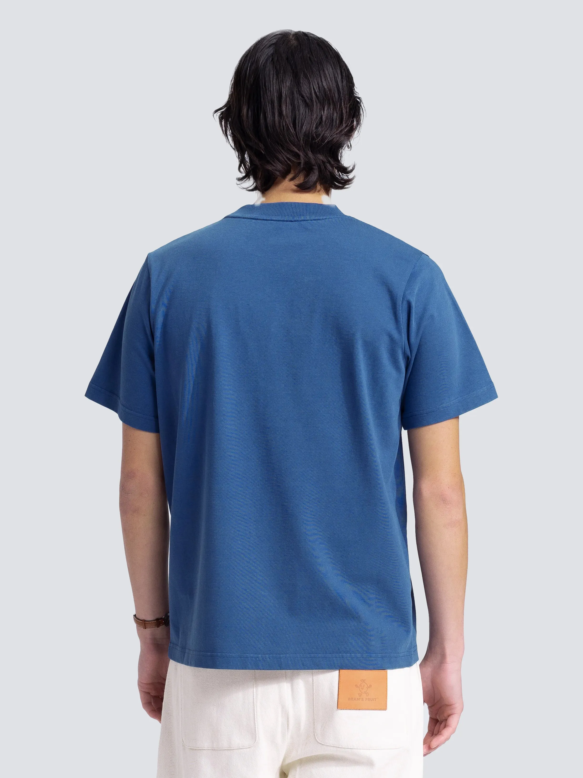 Garden Hose Chain Stitch T-Shirt - Blue sold by Bram's Fruit product image thumbnail 2
