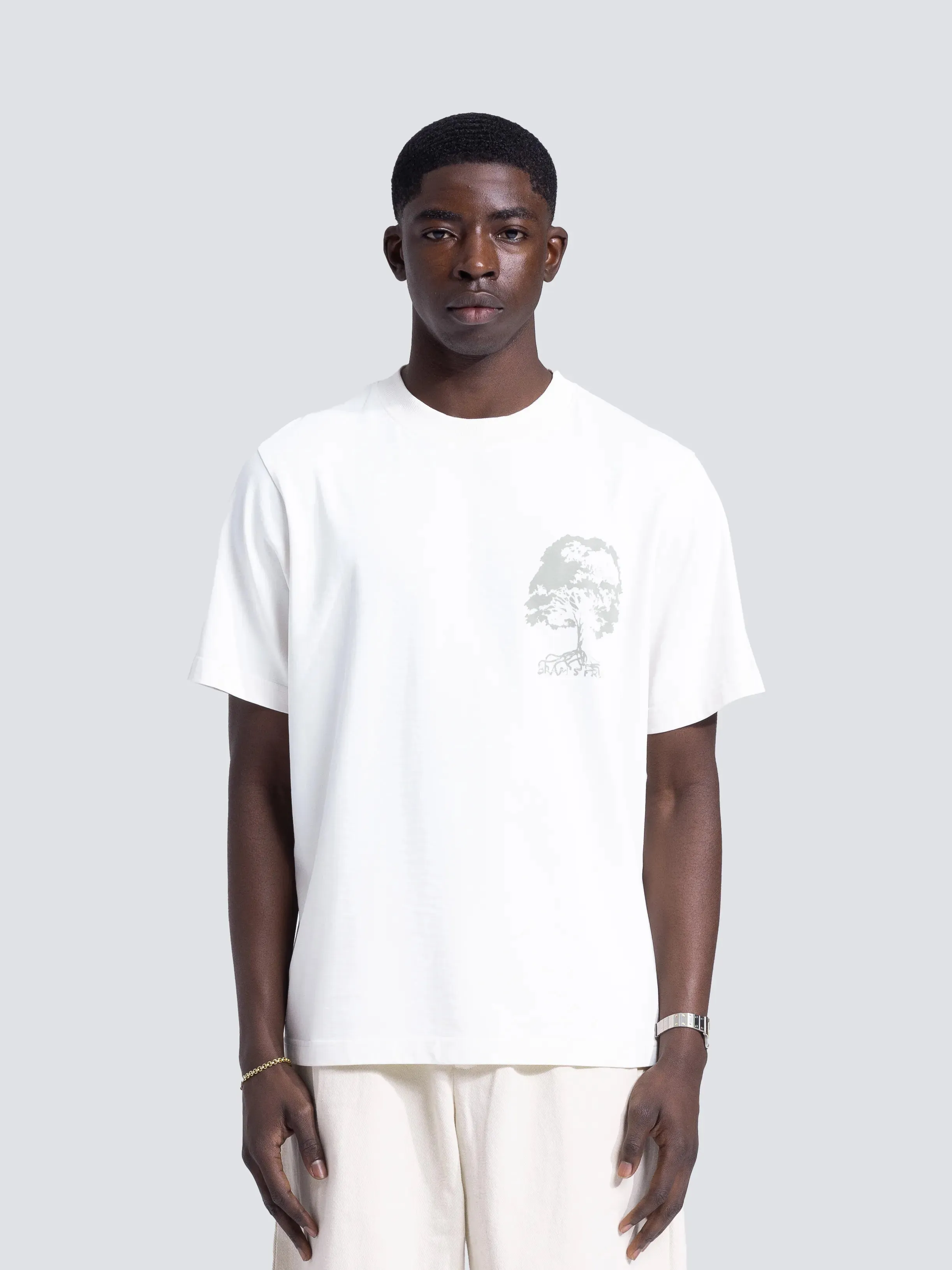 Roots T-Shirt - White sold by Bram's Fruit product image thumbnail 3