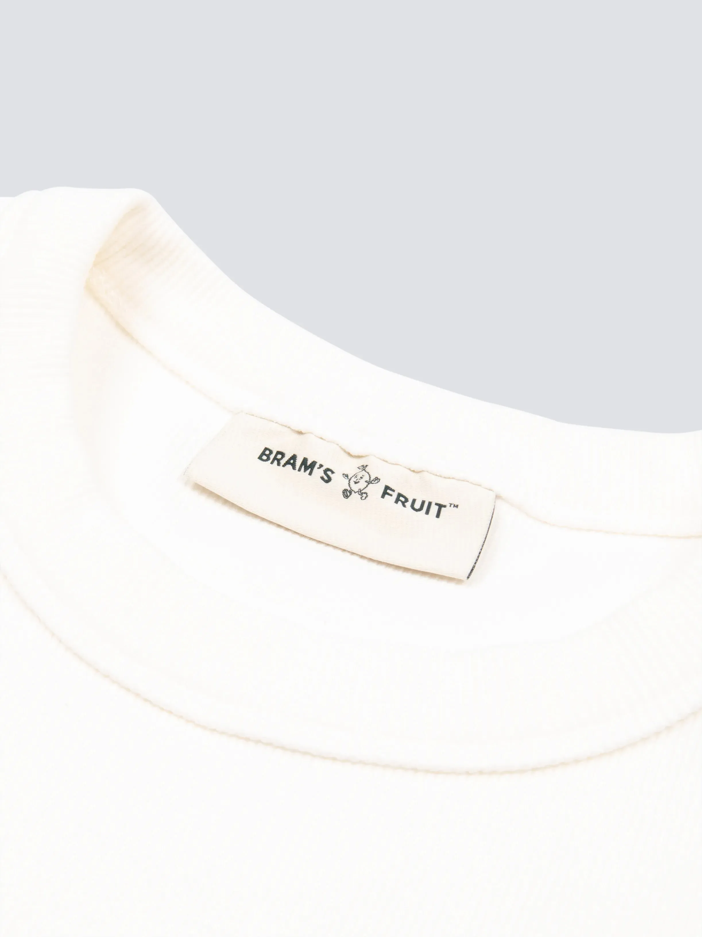Heavy Rib T-Shirt Distressed - White sold by Bram's Fruit product image thumbnail 5