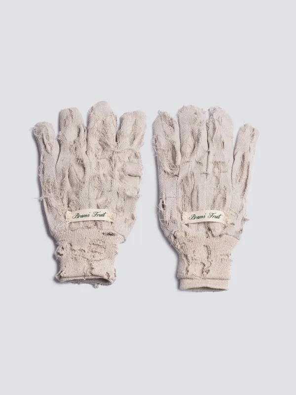 Distressed Gardening Gloves - Beige sold by Bram's Fruit