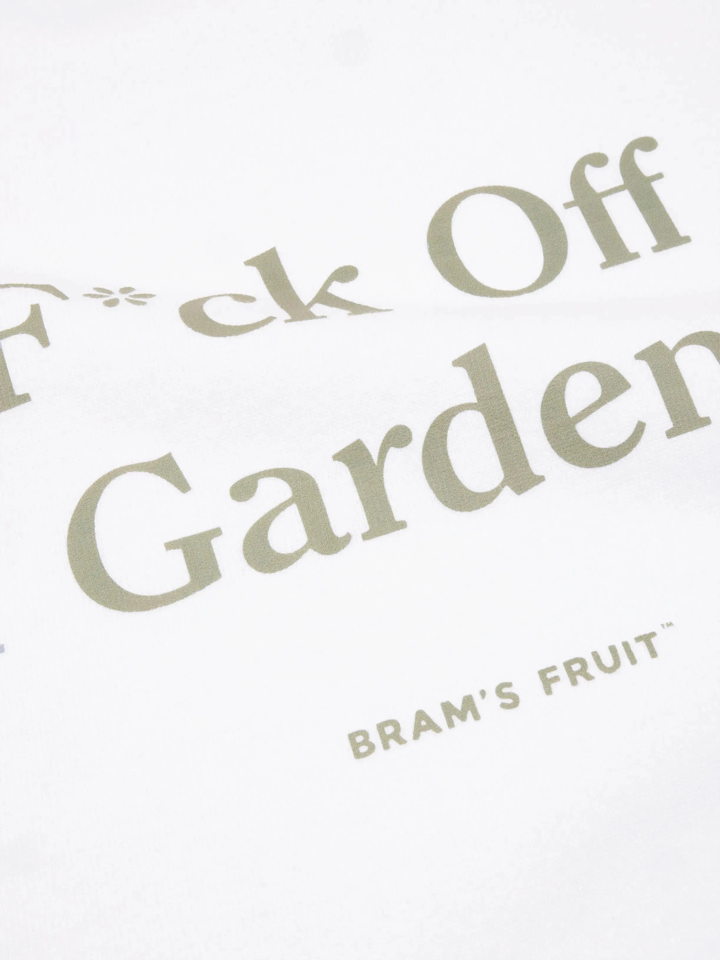 "F*ck Off I'm Gardening” Longsleeve Distressed - White sold by Bram's Fruit product image thumbnail 4