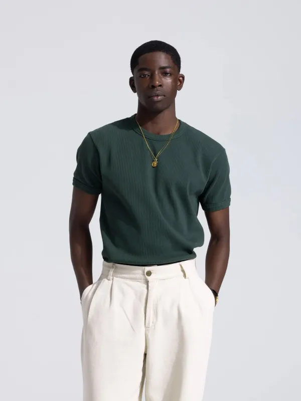 Heavy Rib T-shirt - Green sold by Bram's Fruit