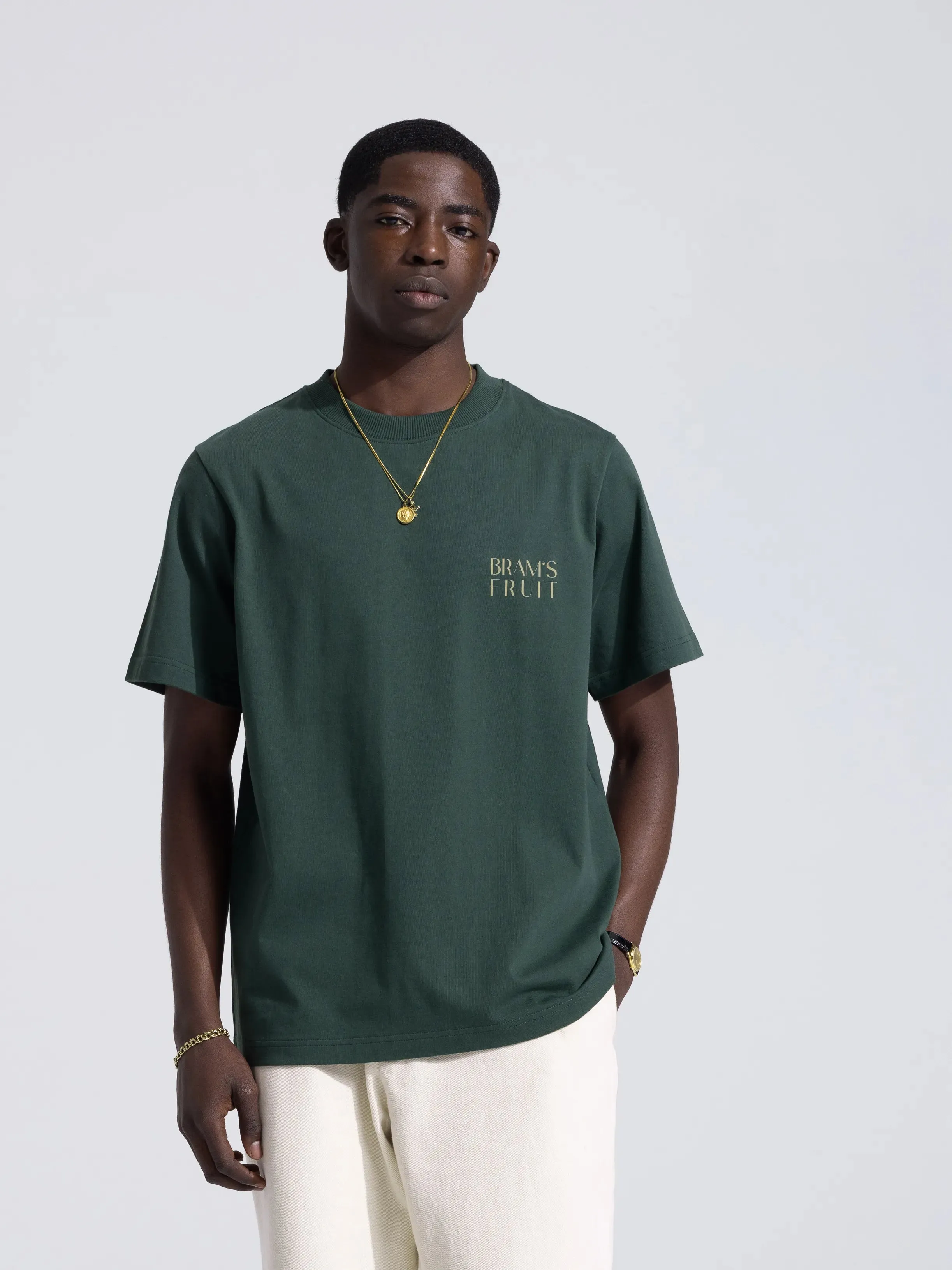 Fruit Hotel T-Shirt - Dark Green sold by Bram's Fruit product image thumbnail 2