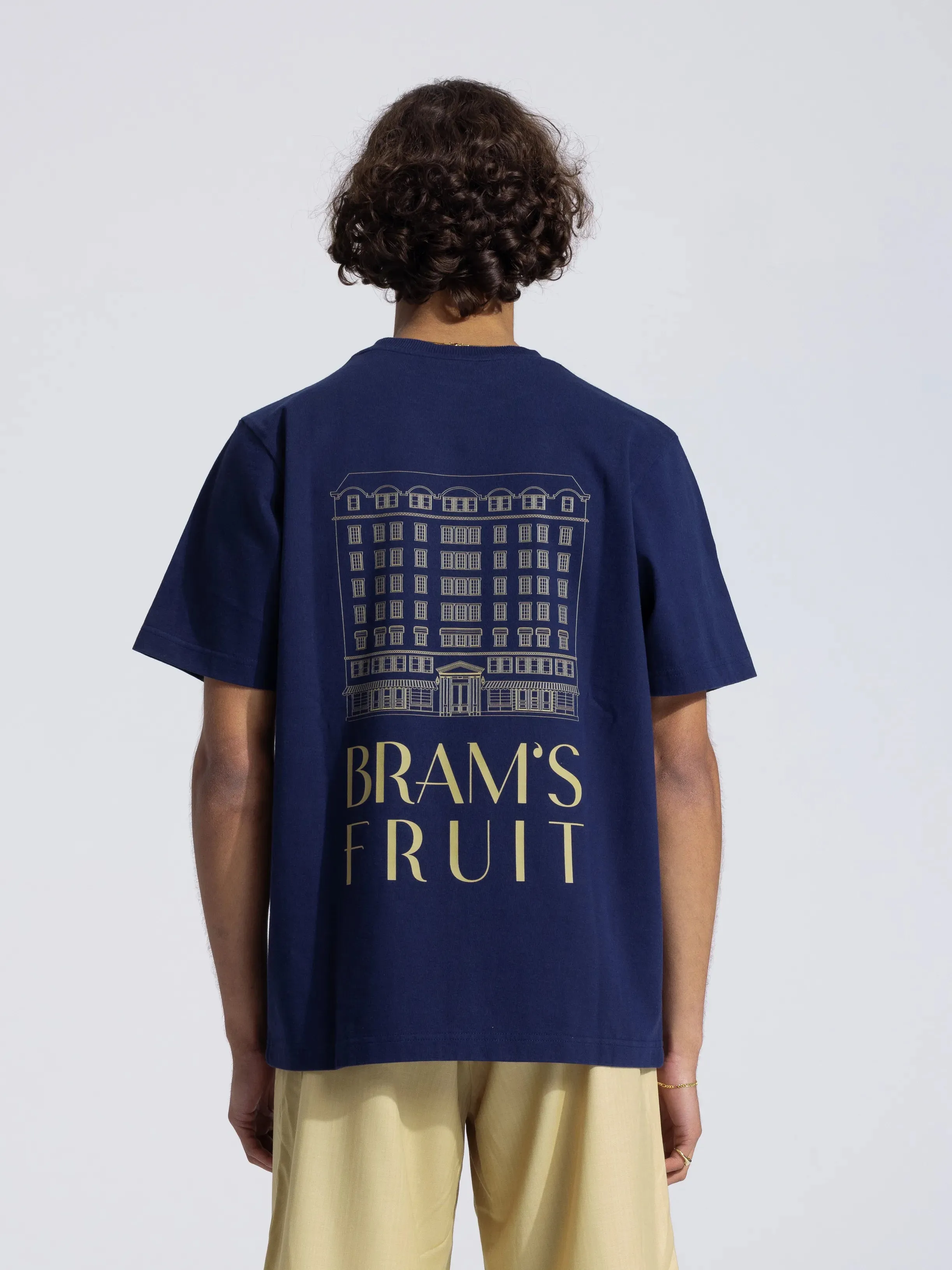 Fruit Hotel T-Shirt - Navy sold by Bram's Fruit