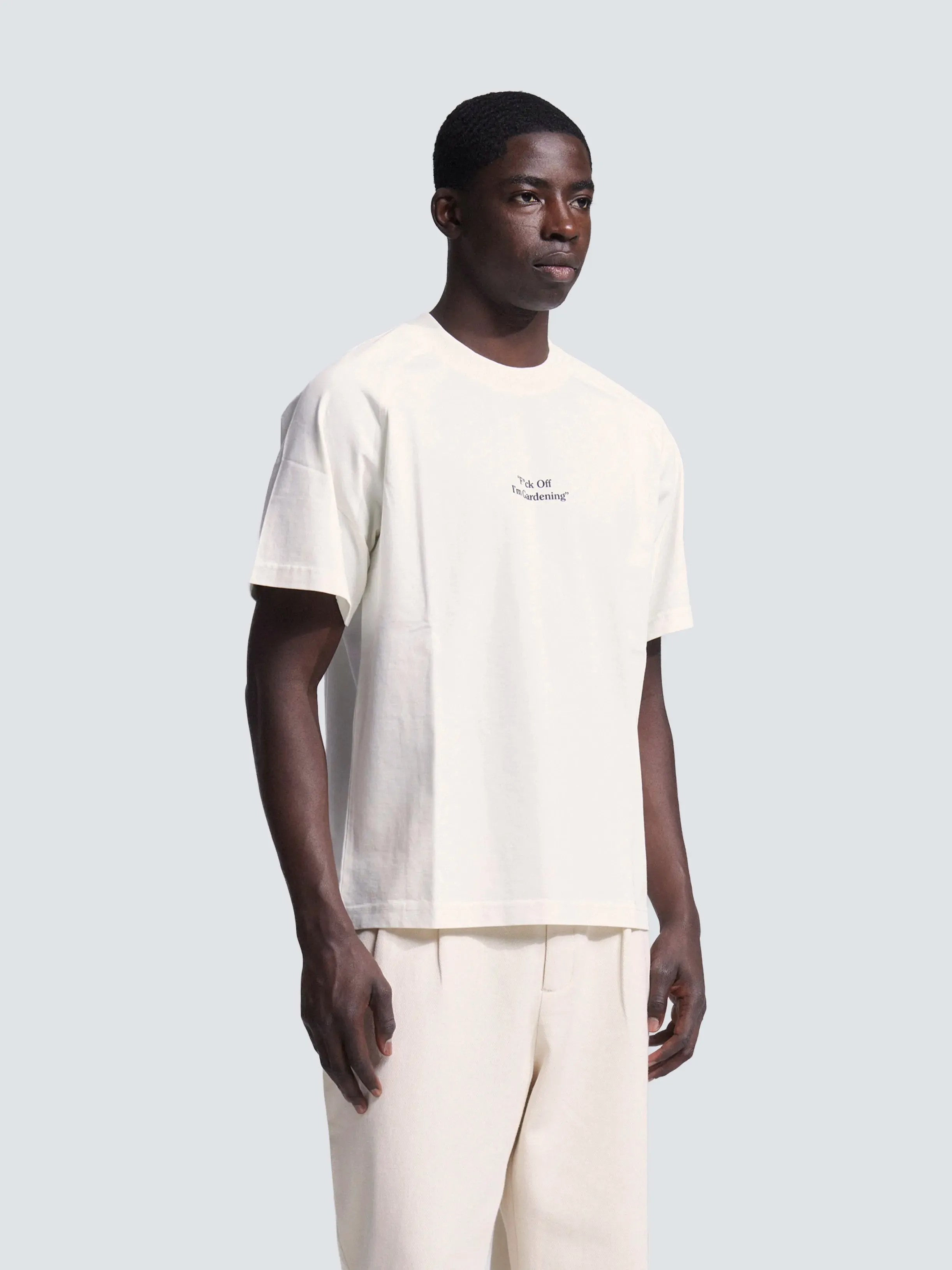 "F*ck Off I'm Gardening" Raglan T-shirt - White sold by Bram's Fruit product image thumbnail 2