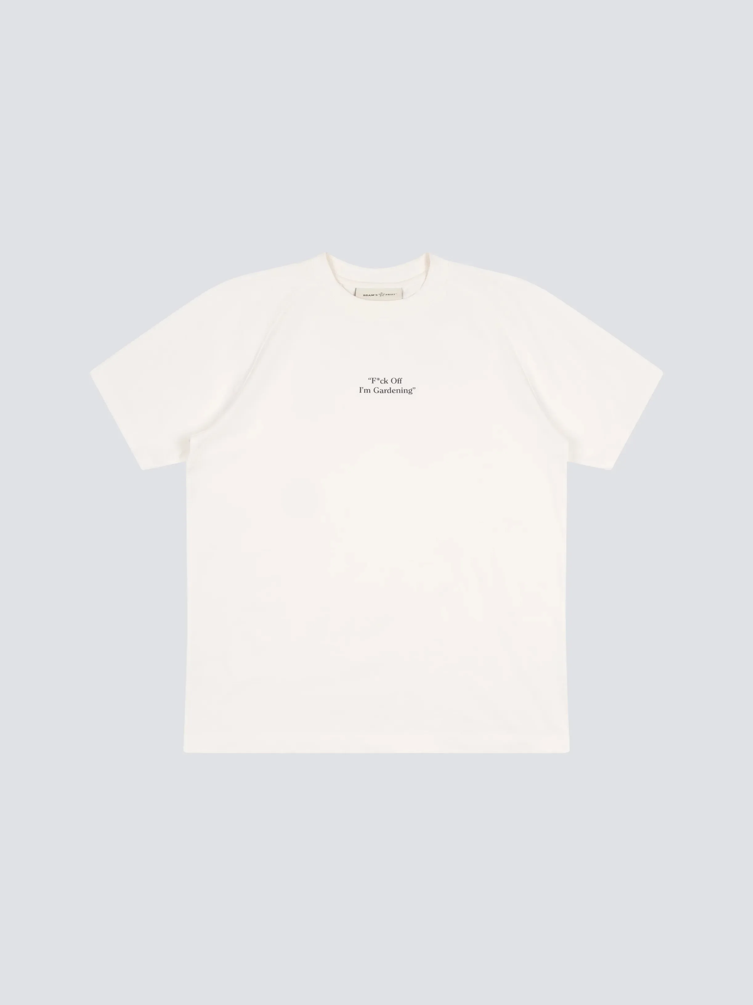 "F*ck Off I'm Gardening" Raglan T-shirt - White sold by Bram's Fruit product image thumbnail 4