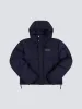 Hooded Puffer Jacket - Navy sold by Bram's Fruit