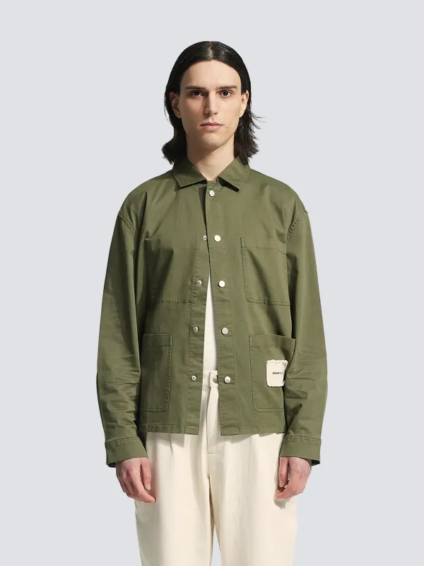 Chore Overshirt - Green sold by Bram's Fruit