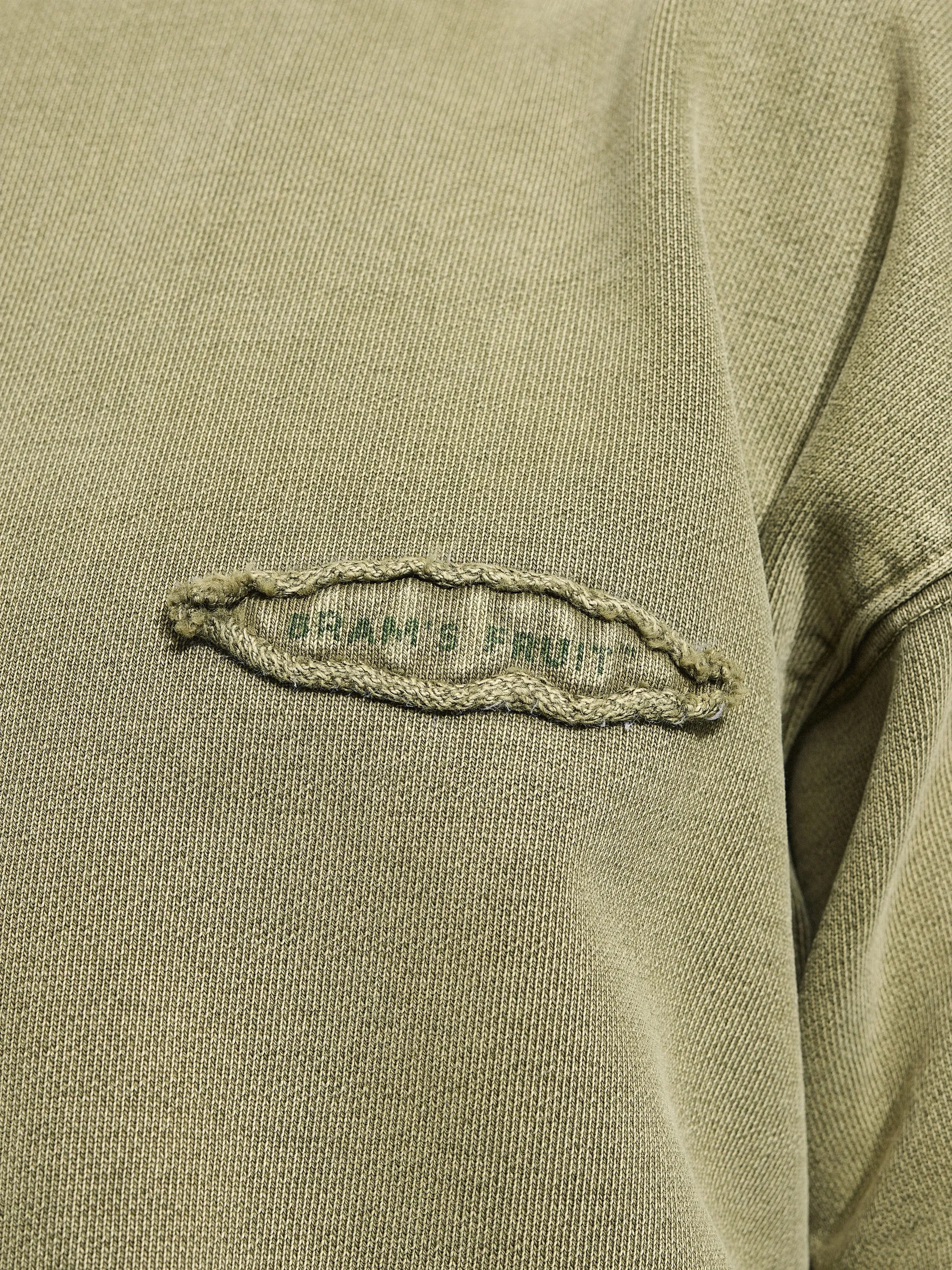 Cut & Sew Quarter Zip Hoodie - Washed Olive Green sold by Bram's Fruit product image thumbnail 5