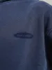 Distressed “F*ck Off” Hoodie - Washed Midnight Blue sold by Bram's Fruit