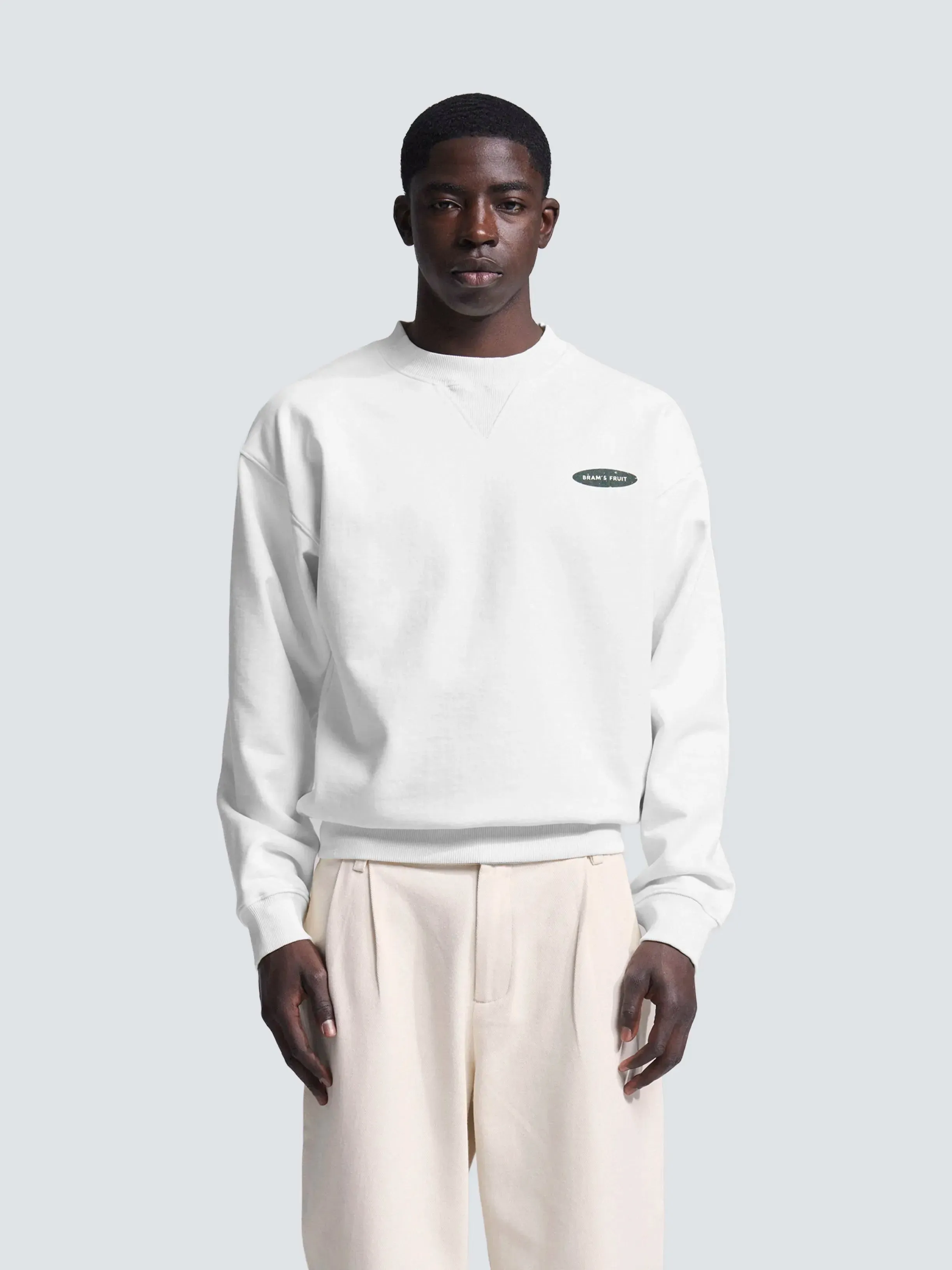 Distressed “F*ck Off I'm Gardening” Crewneck - Grey Melange sold by Bram's Fruit product image thumbnail 3