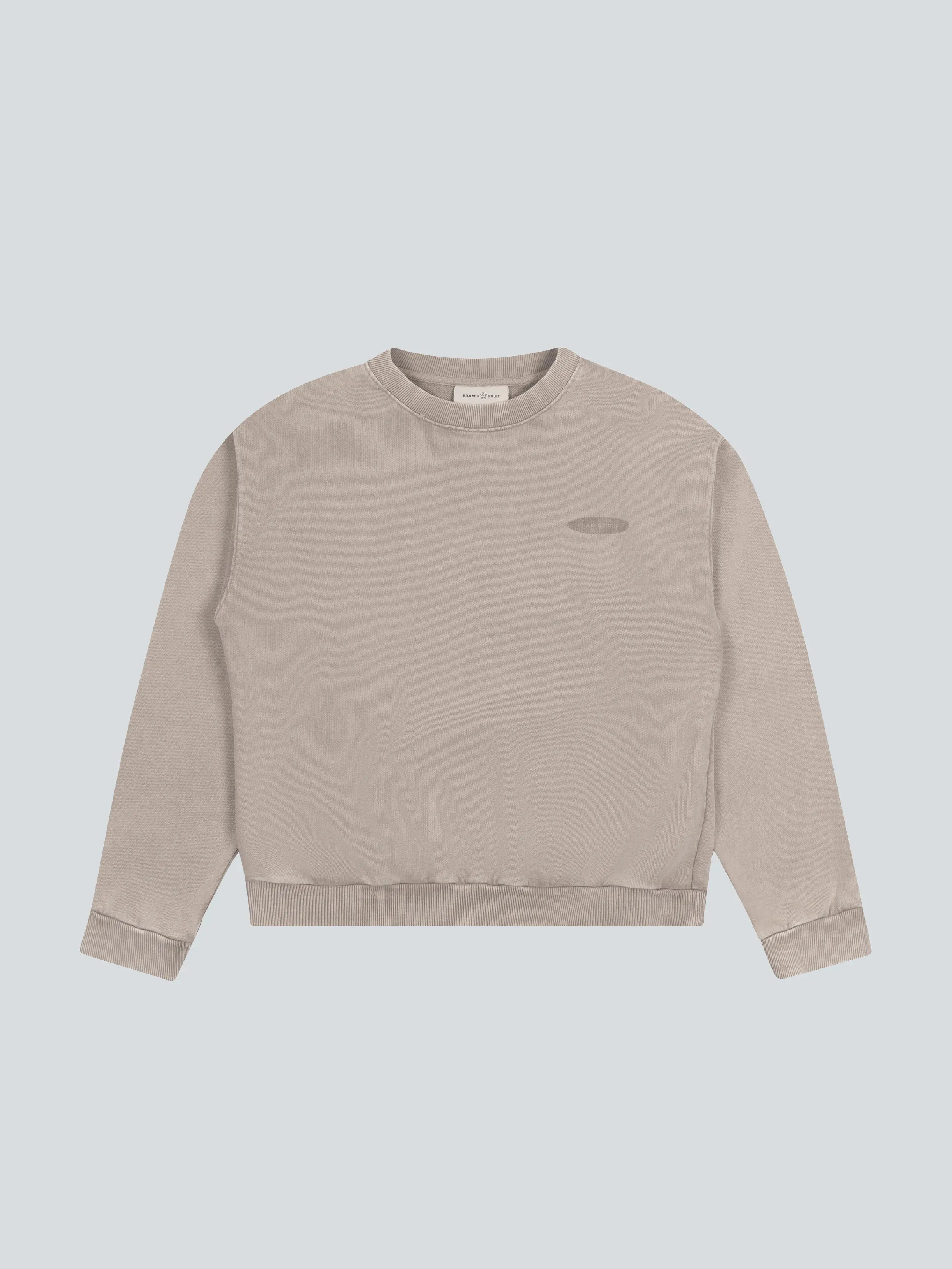 Distressed “F*ck Off I'm Gardening” Crewneck - Washed Khaki sold by Bram's Fruit product image thumbnail 5
