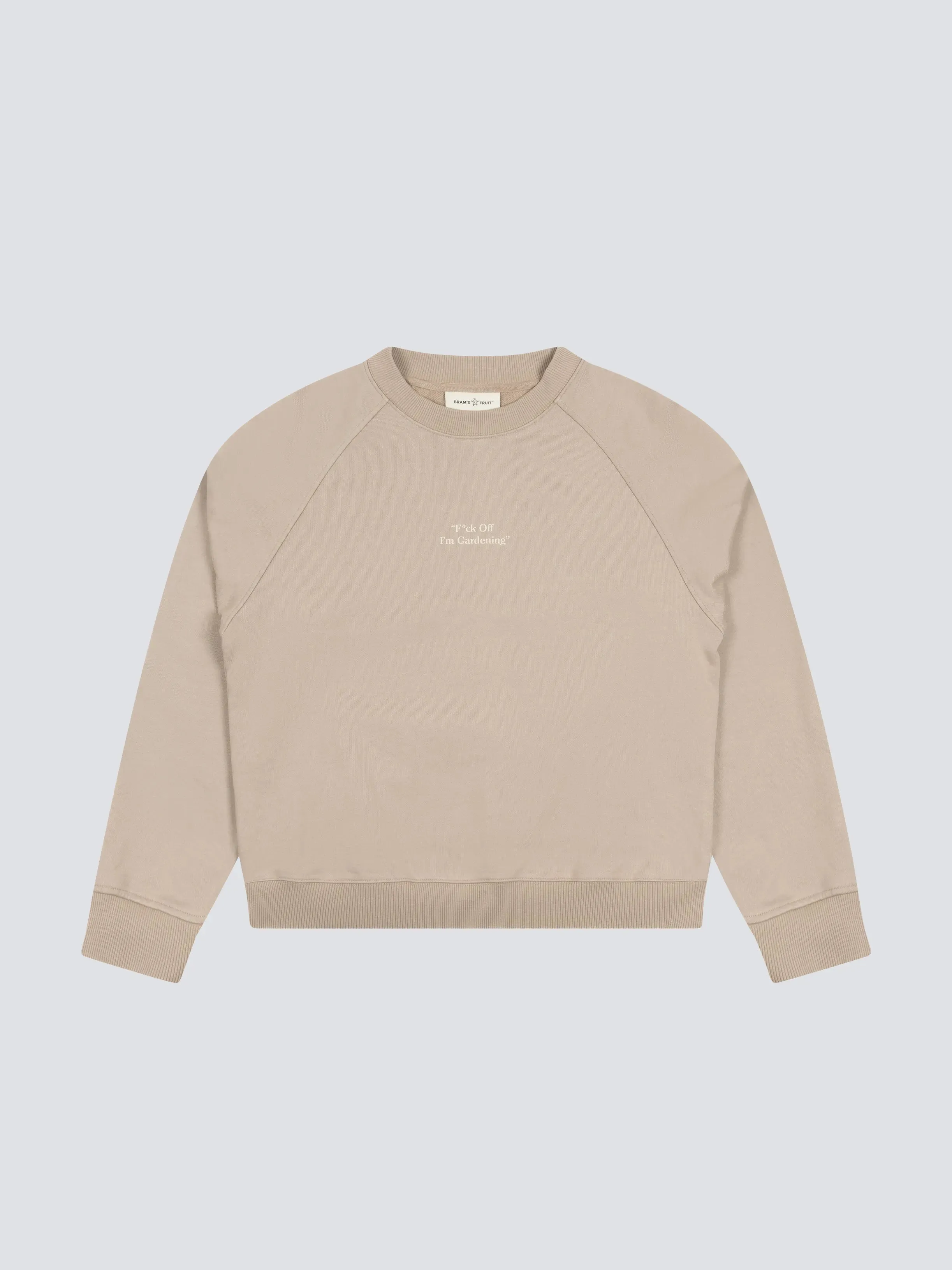 "F*ck Off I'm Gardening" Raglan Crewneck - Solid Khaki sold by Bram's Fruit product image thumbnail 5