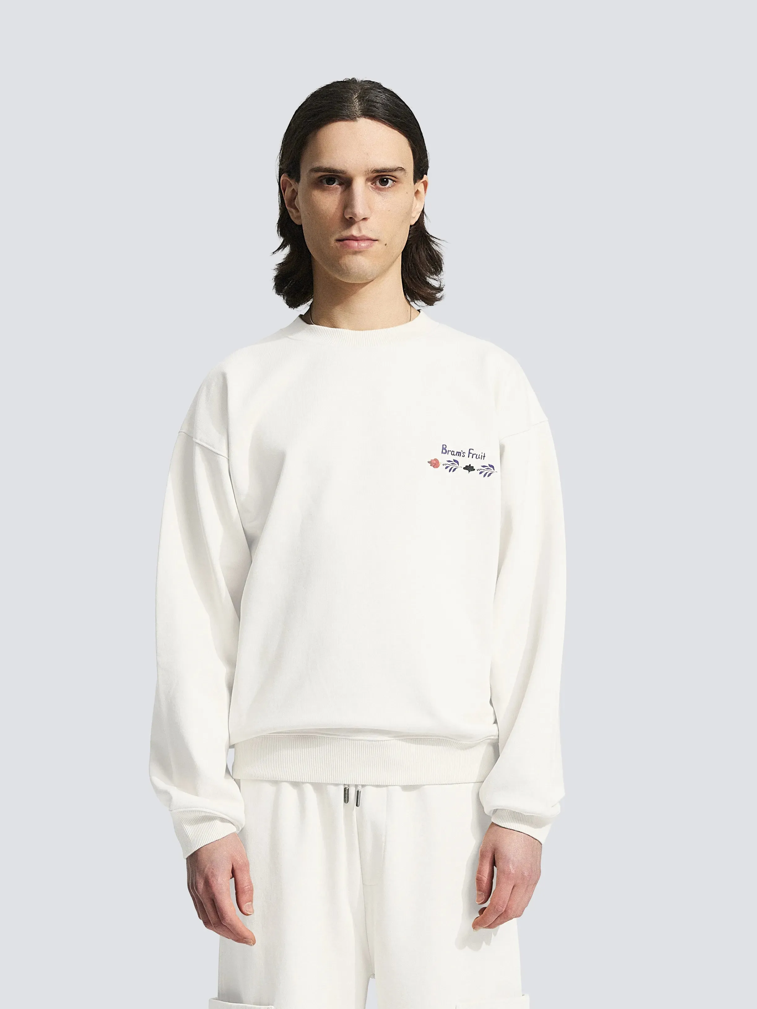 Flora Crewneck - Solid Beige sold by Bram's Fruit product image thumbnail 3