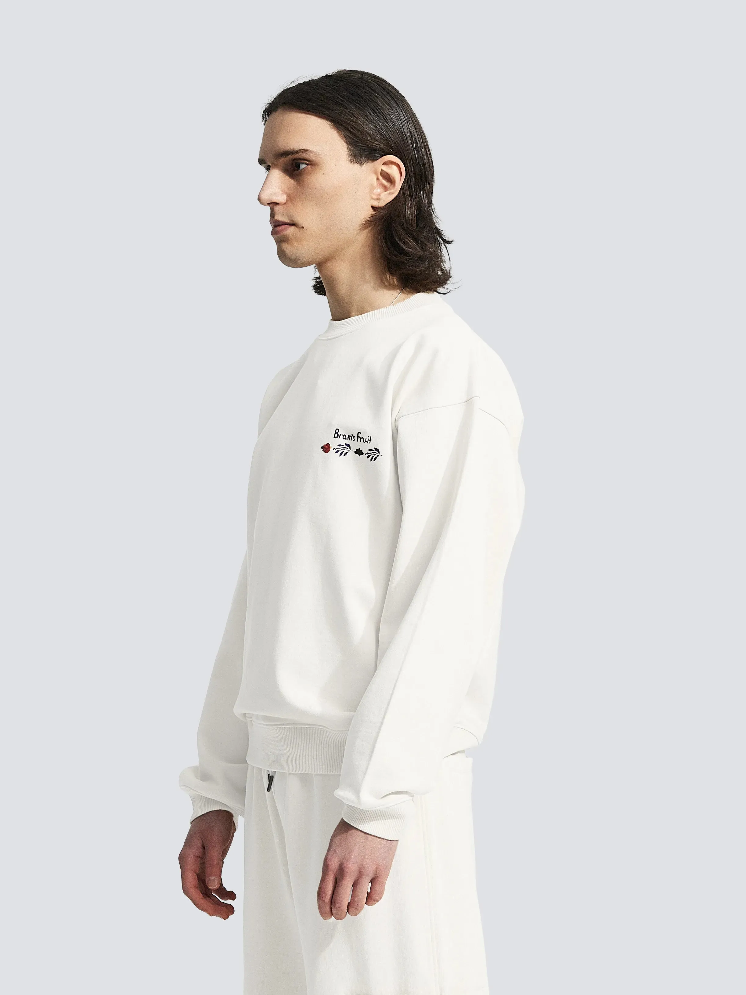 Flora Crewneck - Solid Beige sold by Bram's Fruit product image thumbnail 2