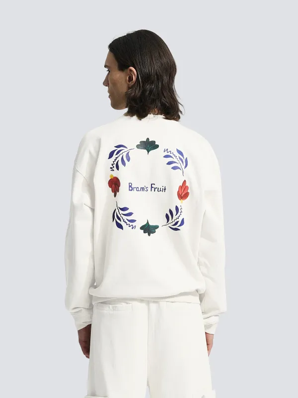 Flora Crewneck - Solid Beige sold by Bram's Fruit