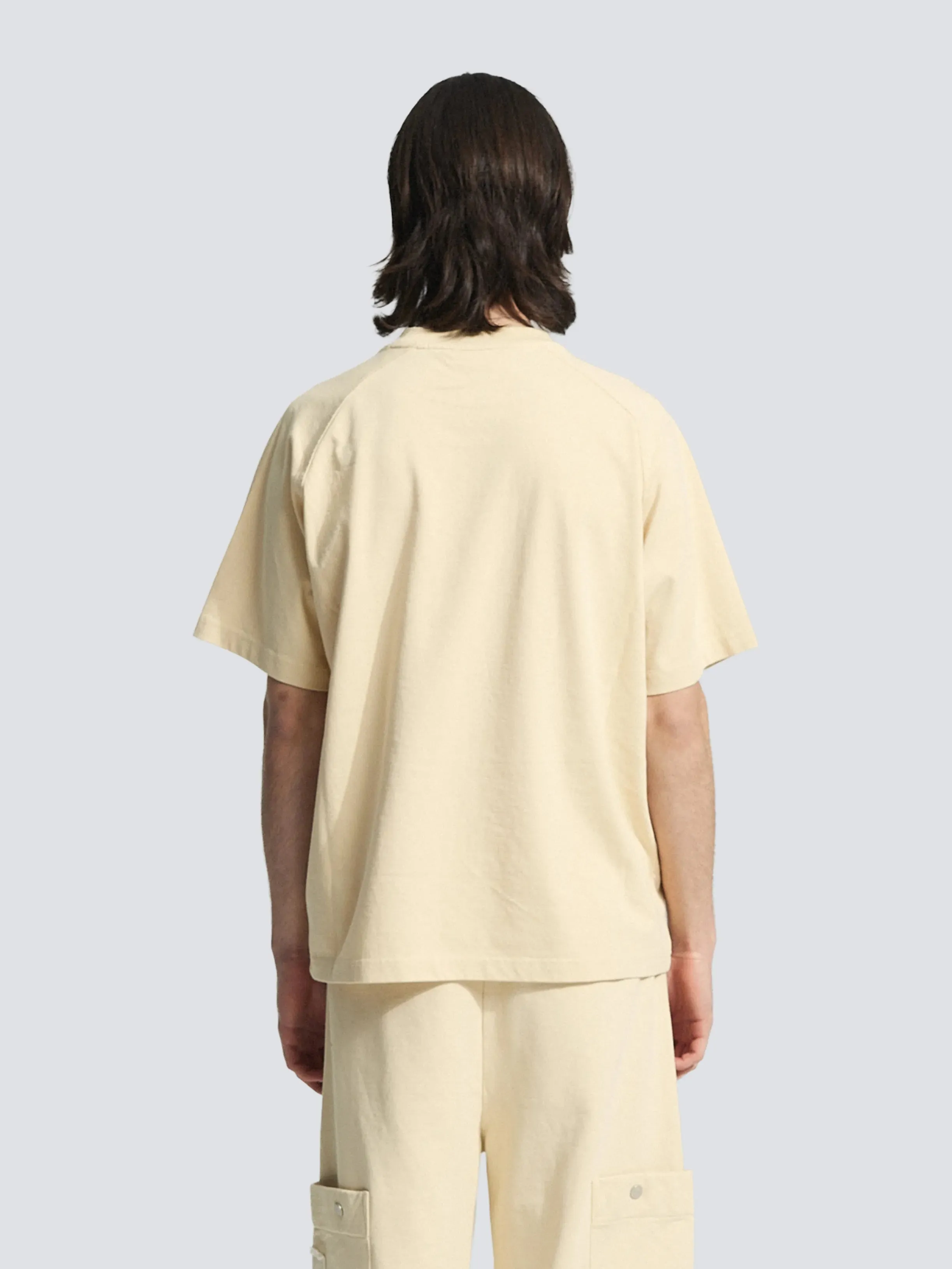 "F*ck Off I'm Gardening" Raglan T-shirt - Solid Beige sold by Bram's Fruit product image thumbnail 3