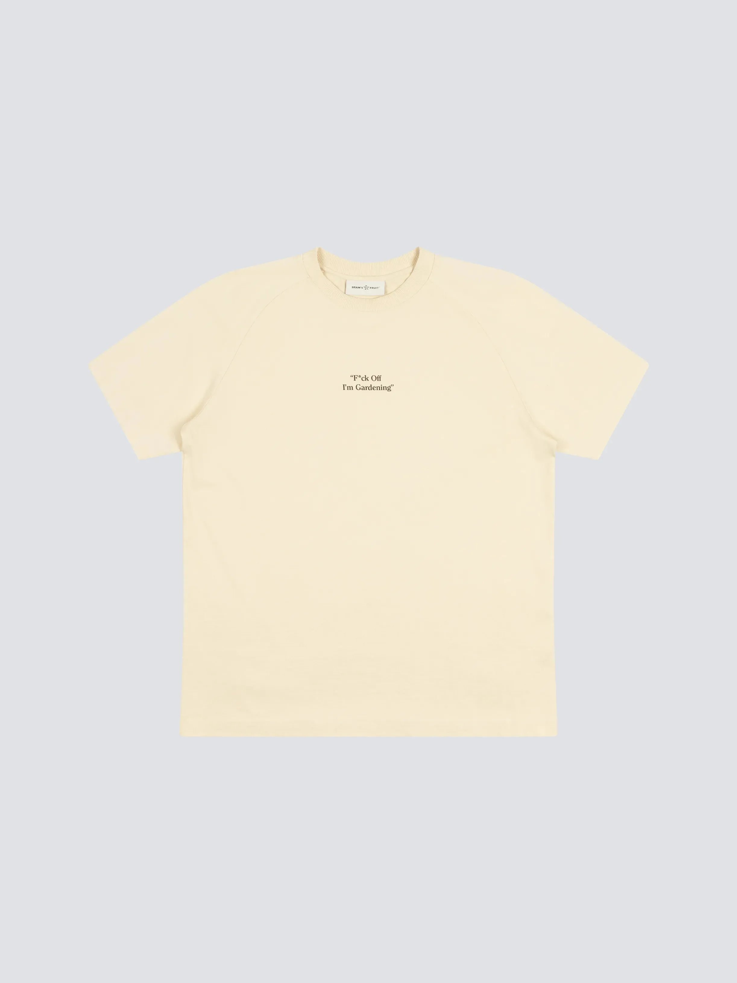 "F*ck Off I'm Gardening" Raglan T-shirt - Solid Beige sold by Bram's Fruit product image thumbnail 5